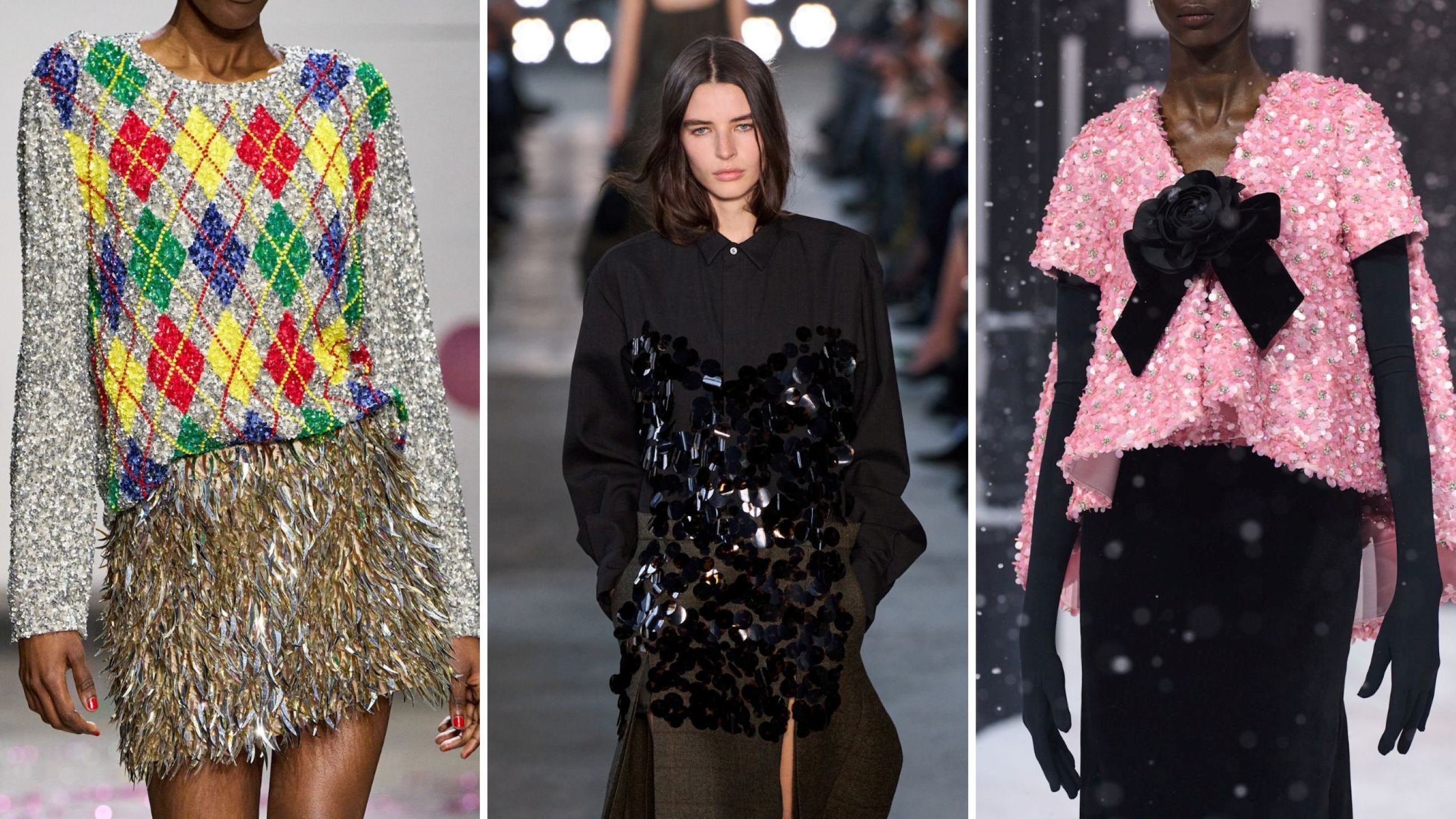 Ashish FW25; Sacai FW25; Richard Quinn FW25 - Credits: Launchmetrics.com/Spotlight