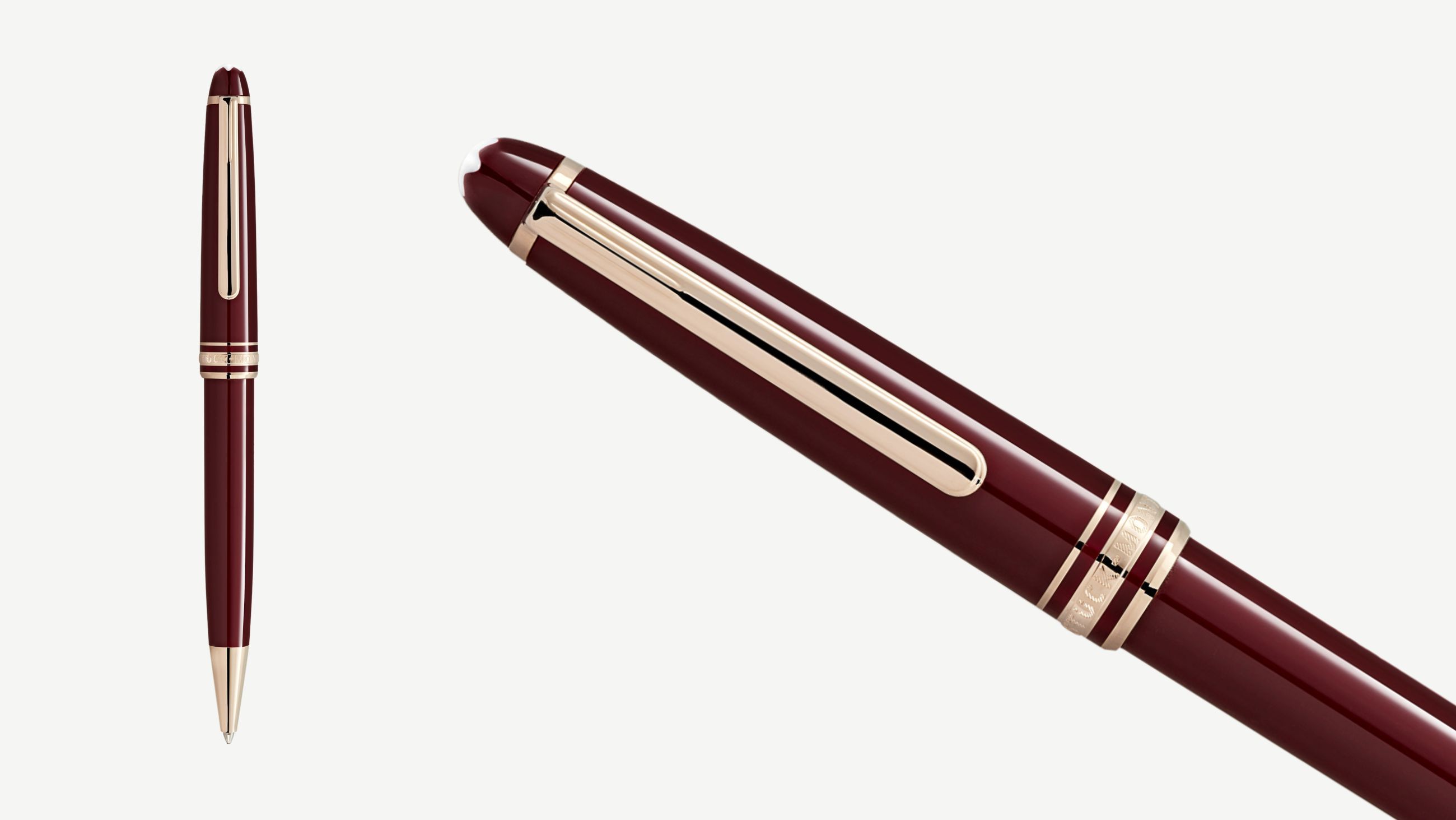 La penna Montblanc Meisterstück Classique nell’ambita versione bordeaux - Credits: Press Office Montblanc