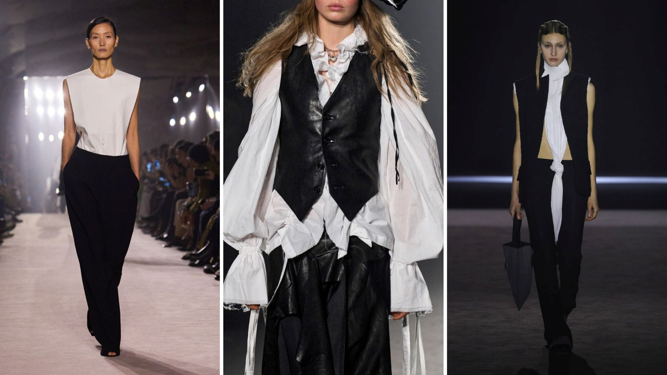 Victoria Beckham FW25; Demeulemeester FW25; Txell Miras FW25 - Credits: Launchmetrics.com/Spotlight