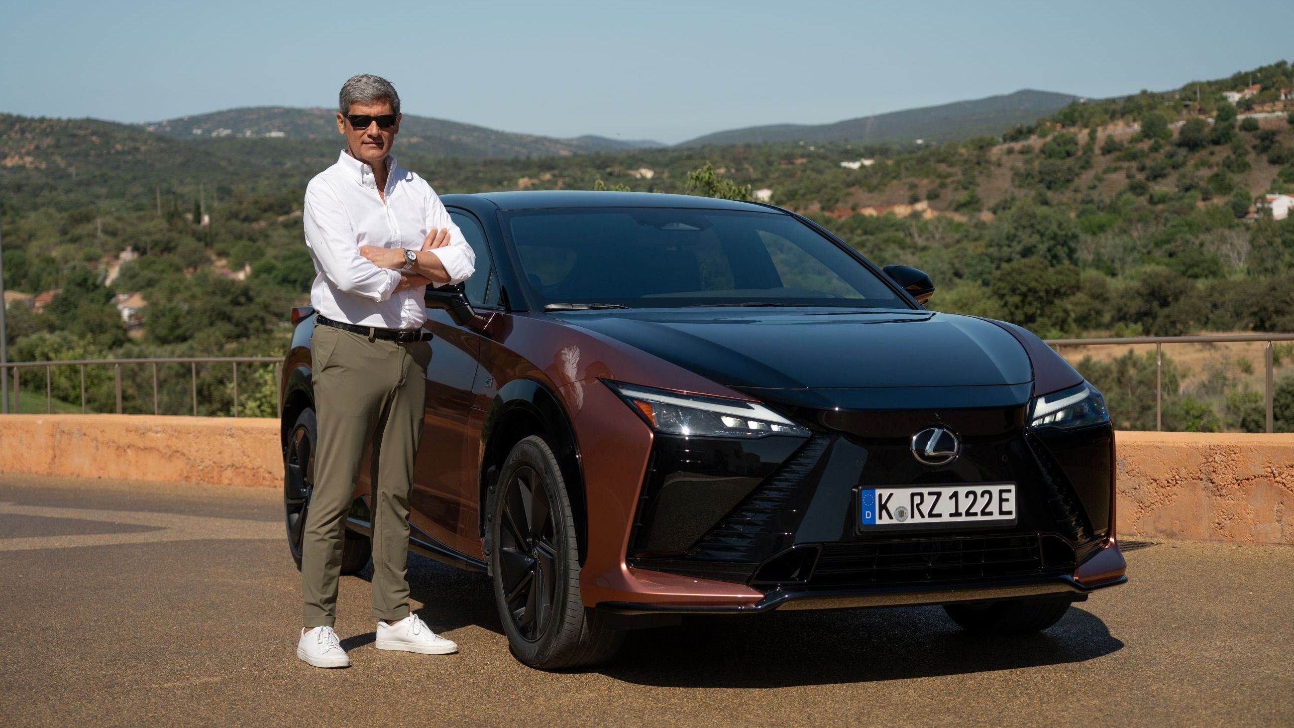 Paolo Moroni, Direttore di Lexus Italia, durante la presentazione dei nuovi modelli elettrificati del brand. (Crediti: Lexus Italia) 
