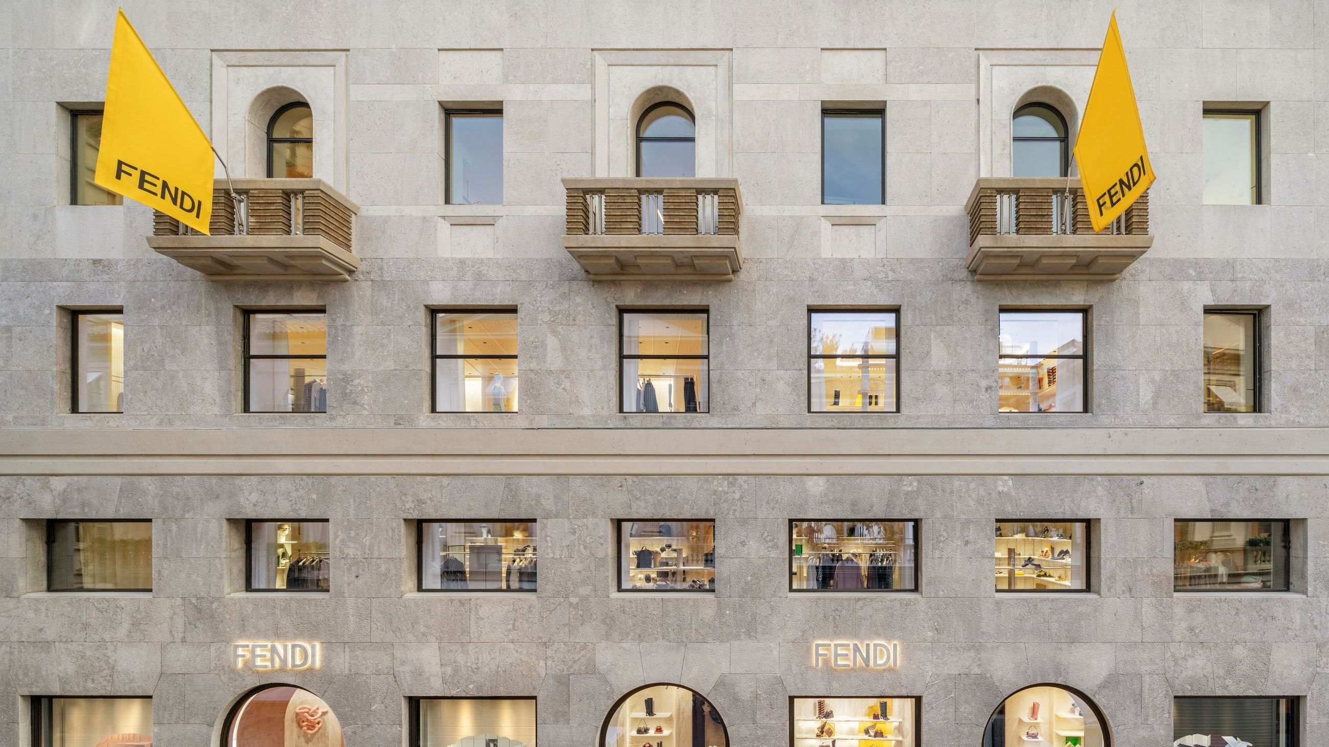 Palazzo FENDI Milan © Delfino Sisto Legnani e Melania Dalle Grave