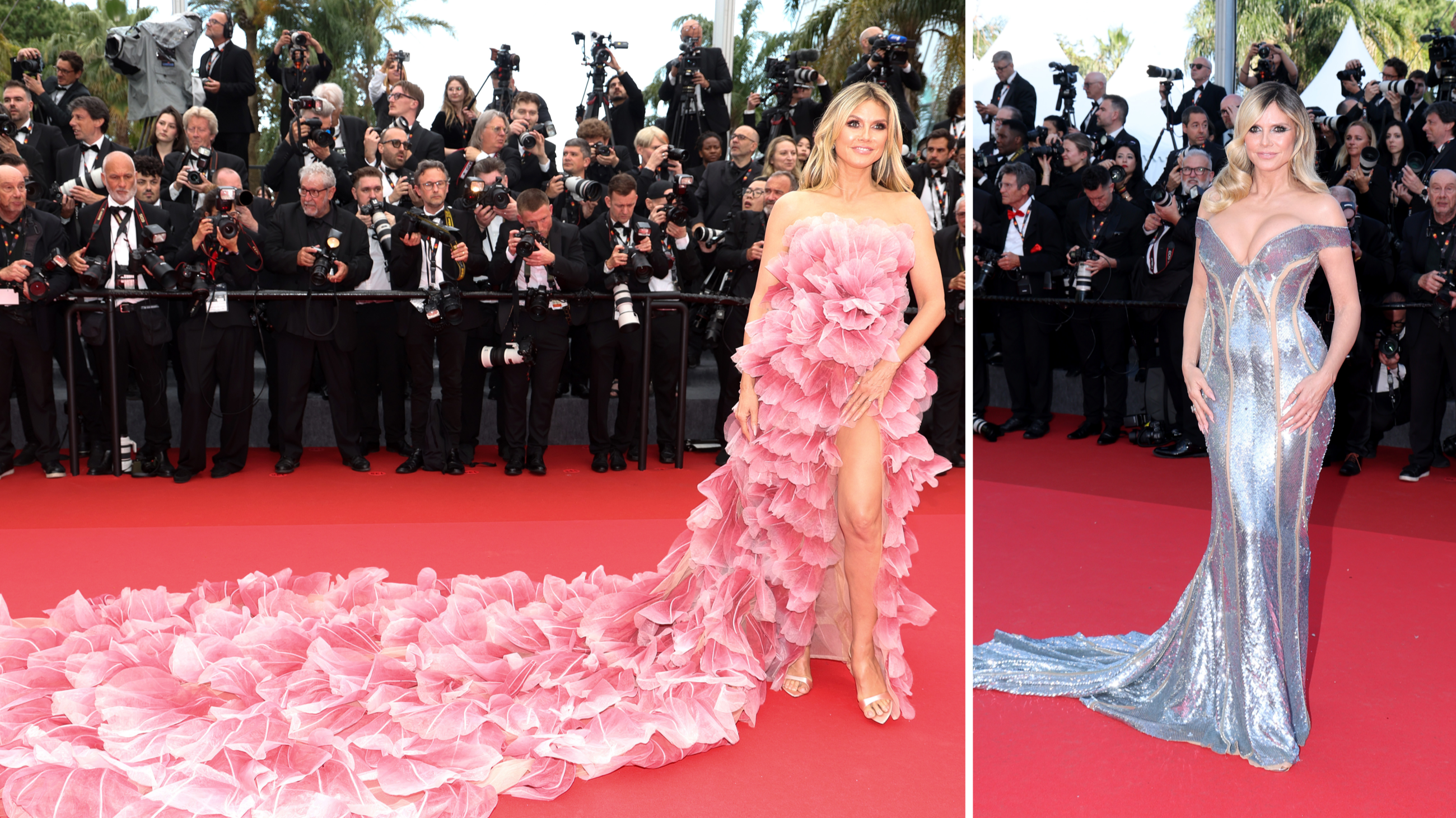 Heidi Klum in Elie Saab
Credit: Getty Images