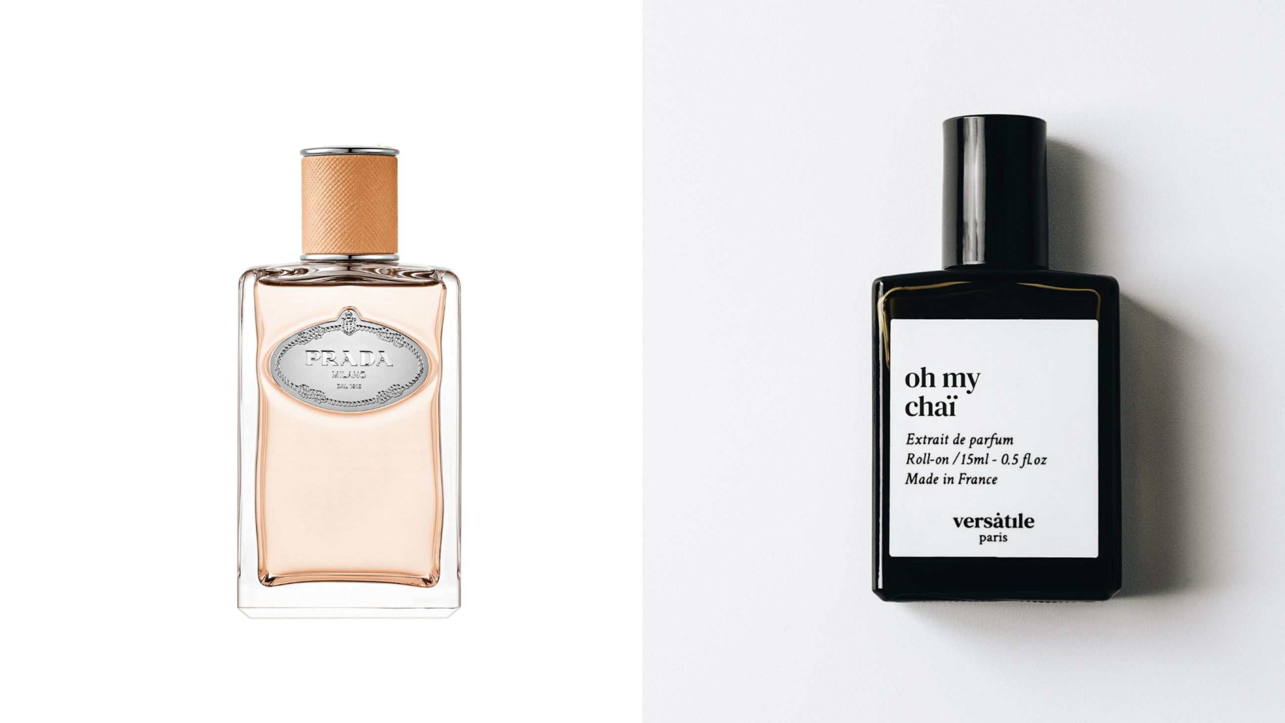 Prada, Les Infusions de Santal Chaï; Versatile, Oh My Chaï - Courtesy Press Office