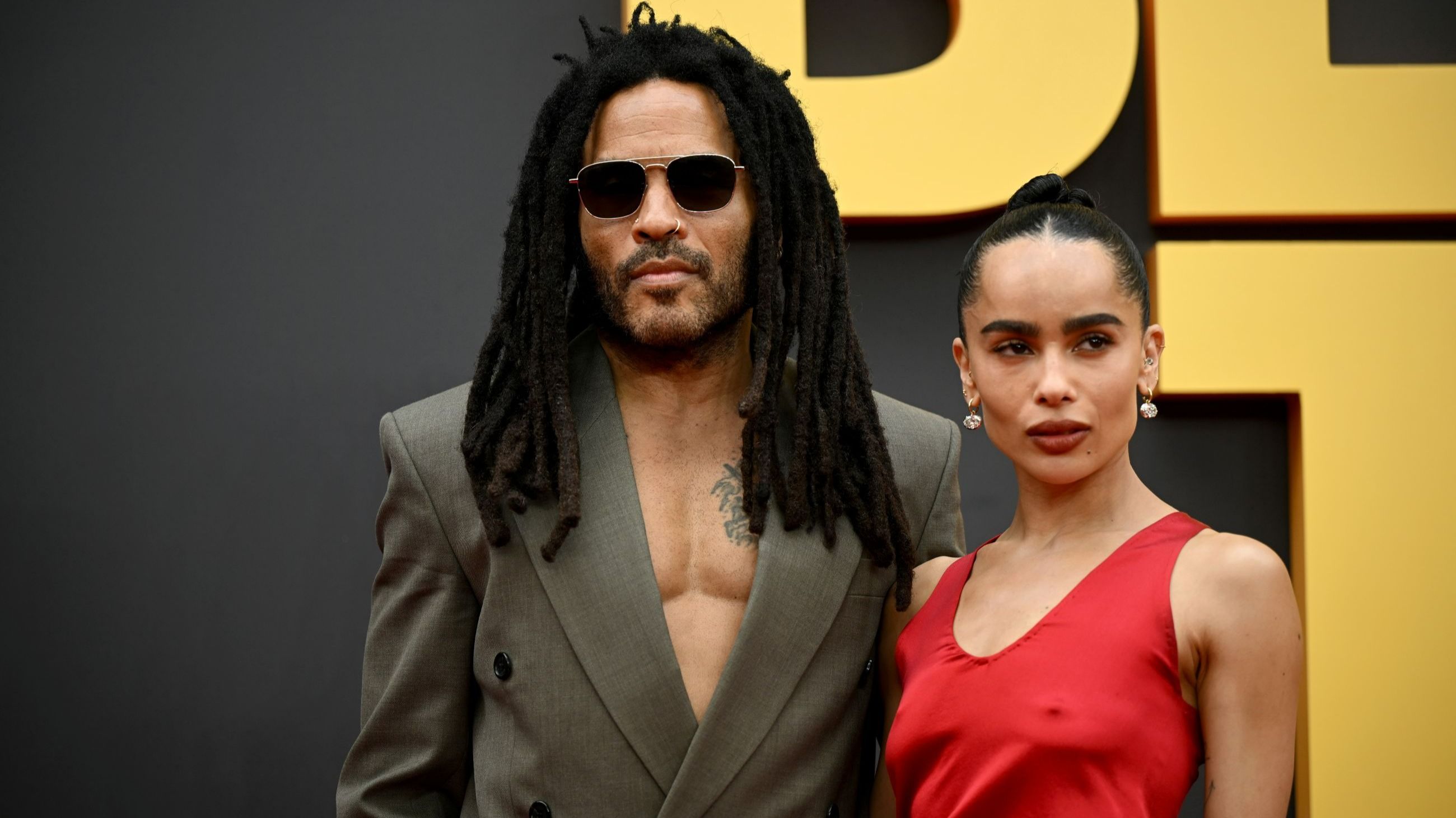 Lenny Kravitz e Zoe Kravitz partecipano alla prima europea di “Blink Twice” - Credits Getty Images