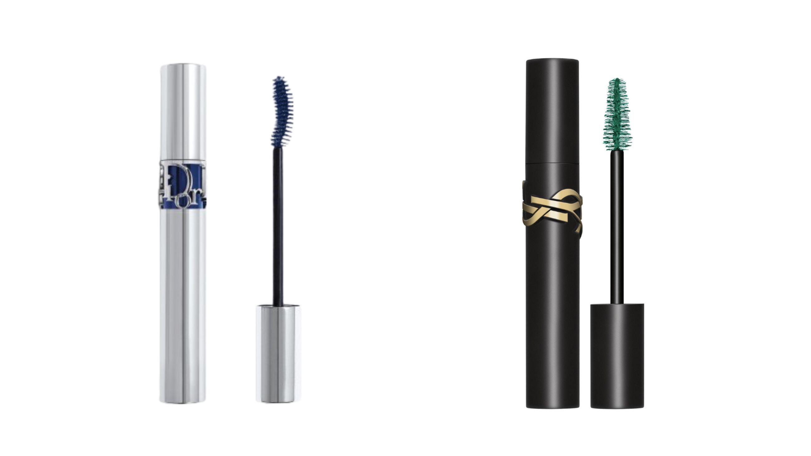 Da sinistra: Dior, Diorshow Iconic Overcurl; Yves Saint Laurent, Lash Clash - Courtesy Press Office