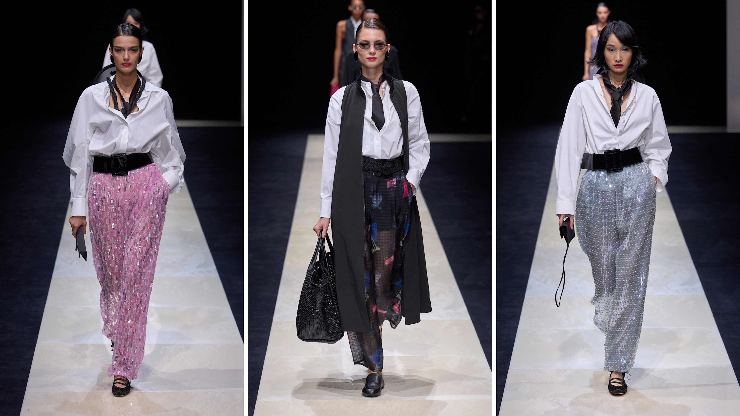 Giorgio Armani SS25
Credits: Launchmetrics.com/Spotlight

