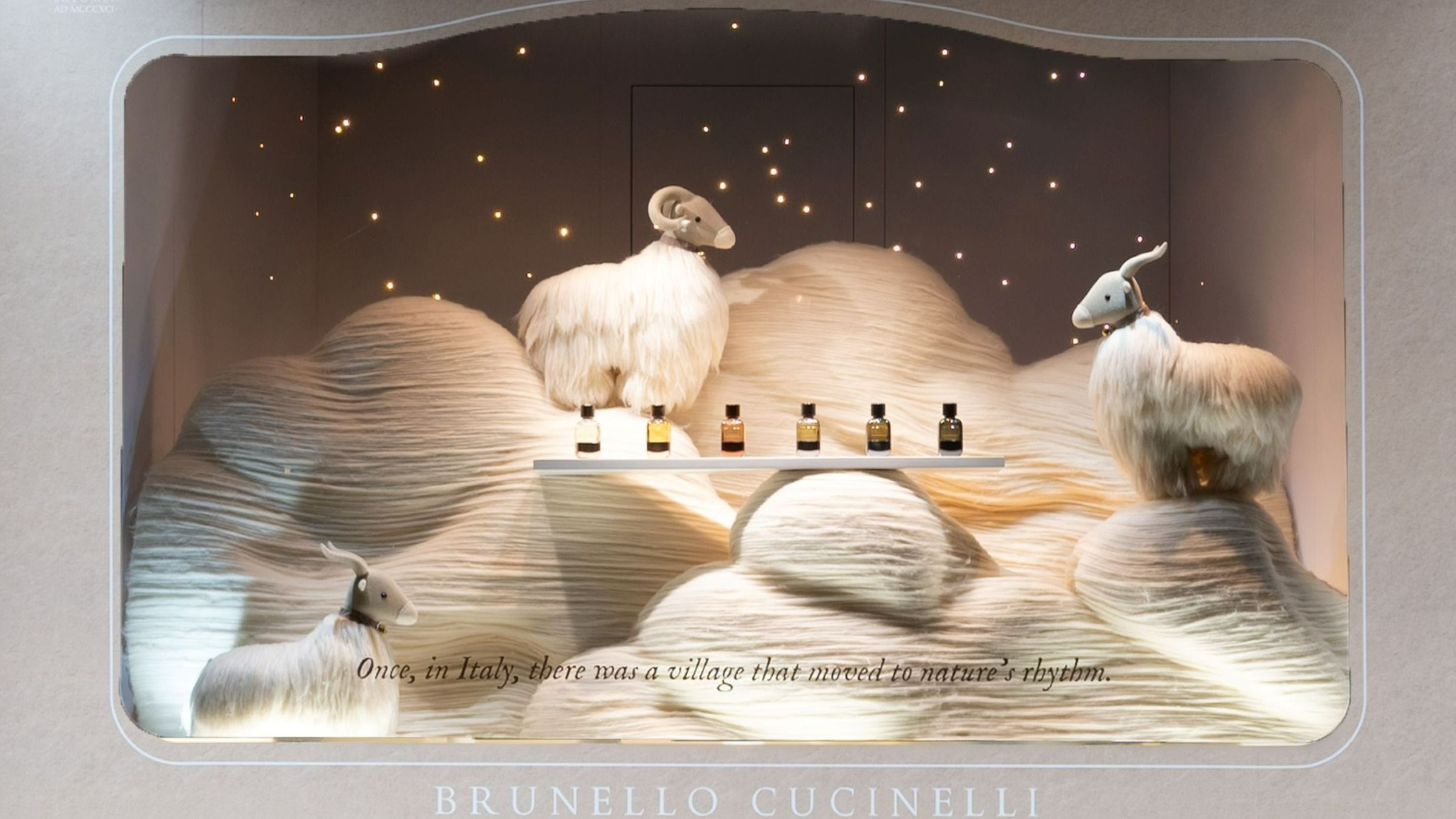 Brunello Cucinelli Parfums, Harrods - Courtesy Press Office 
