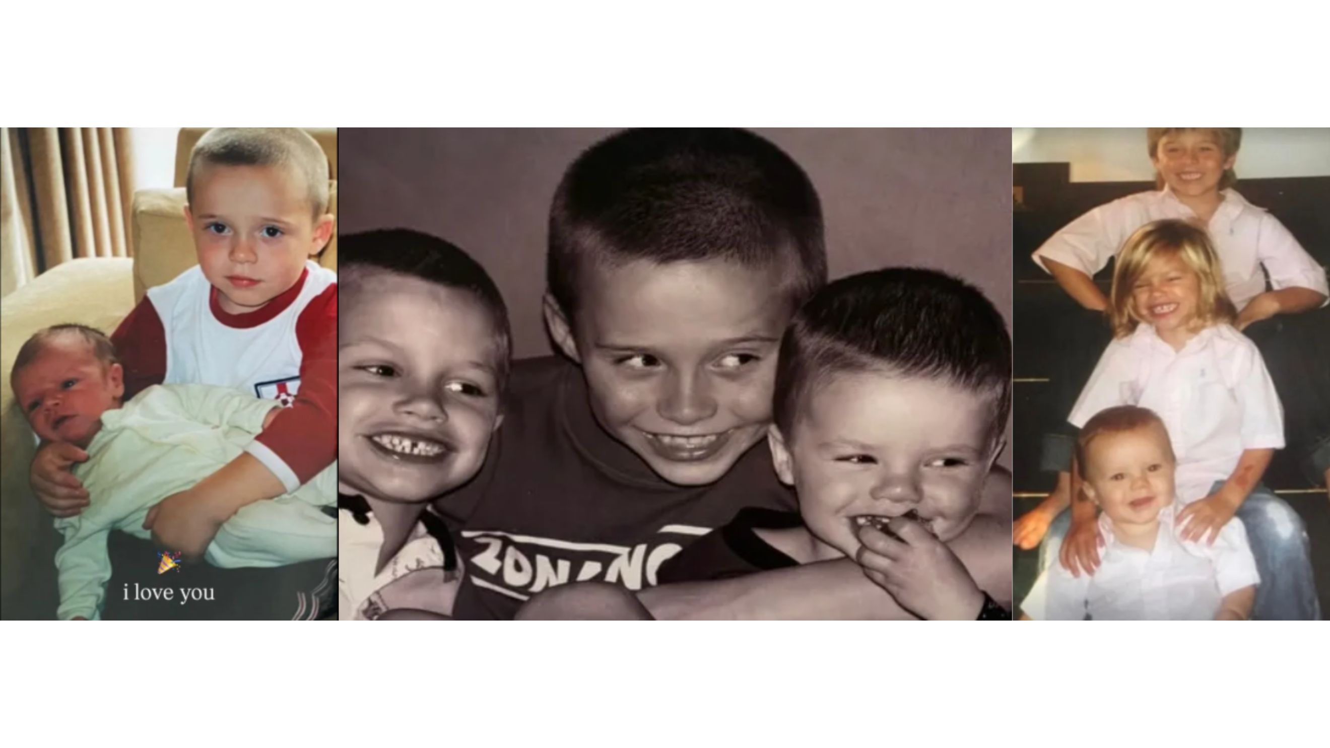Immagini tratte dalle storie del profilo Instagram di Cruz Beckham 