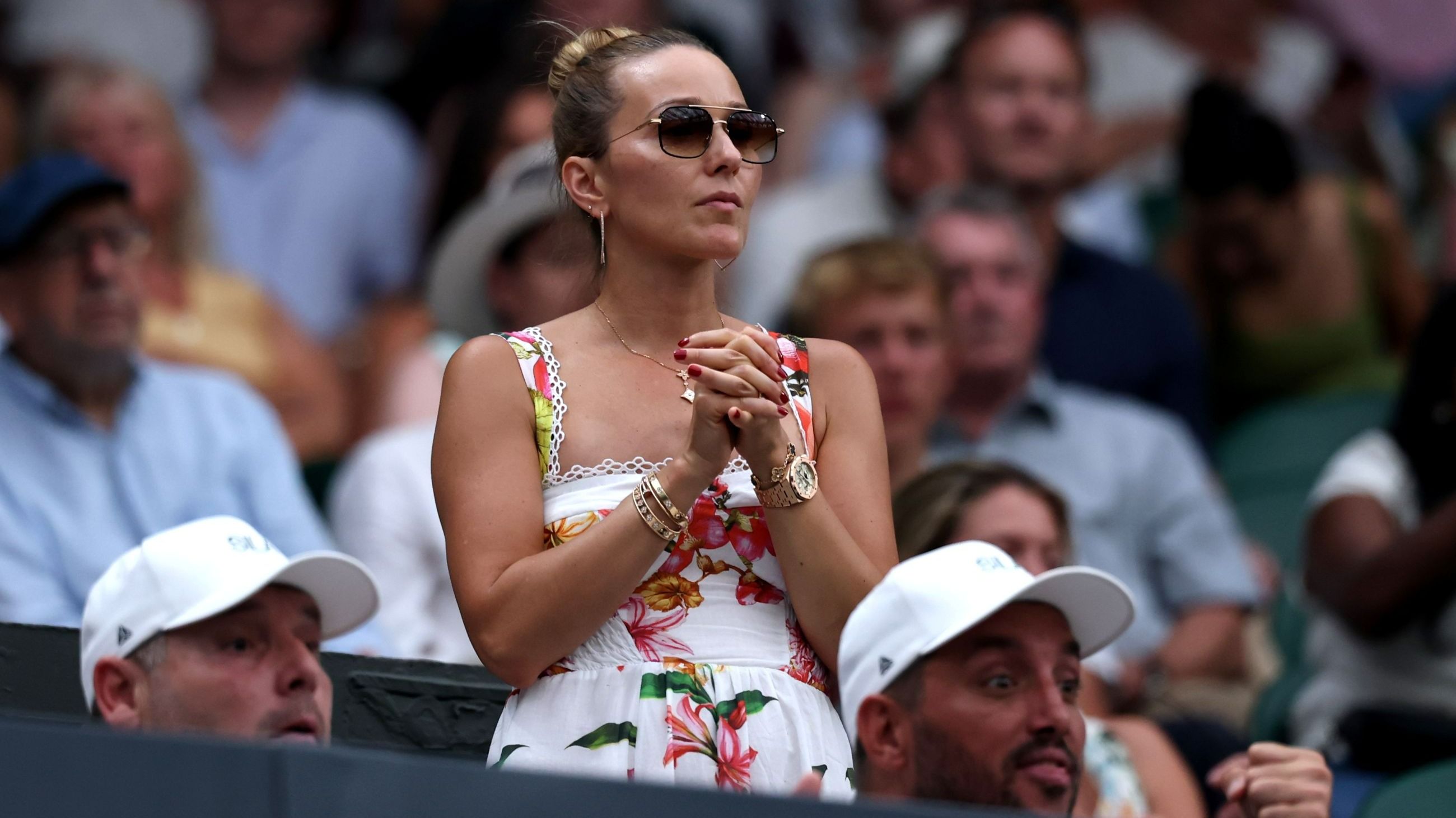 Jelena Djokovic sugli spalti Wimbledon Tennis Championship 2026 - Credits Getty Images