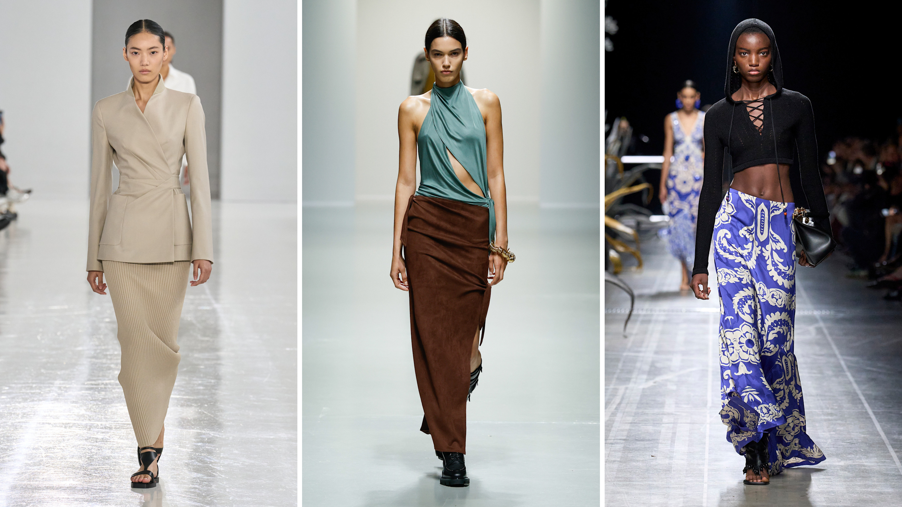 Max Mara SS25; Atlein SS25; Etro SS25
Credits: Launchemetrics.com/Spotlight
