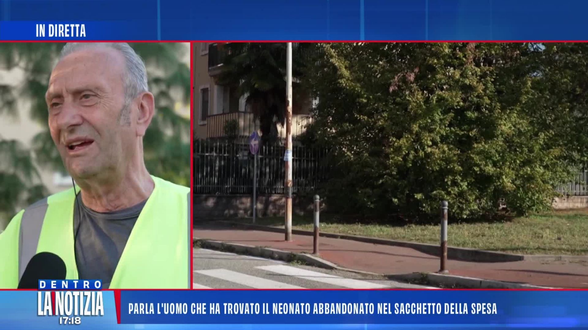 Neonato abbandonato a Cinisello Balsamo, parla il volontario