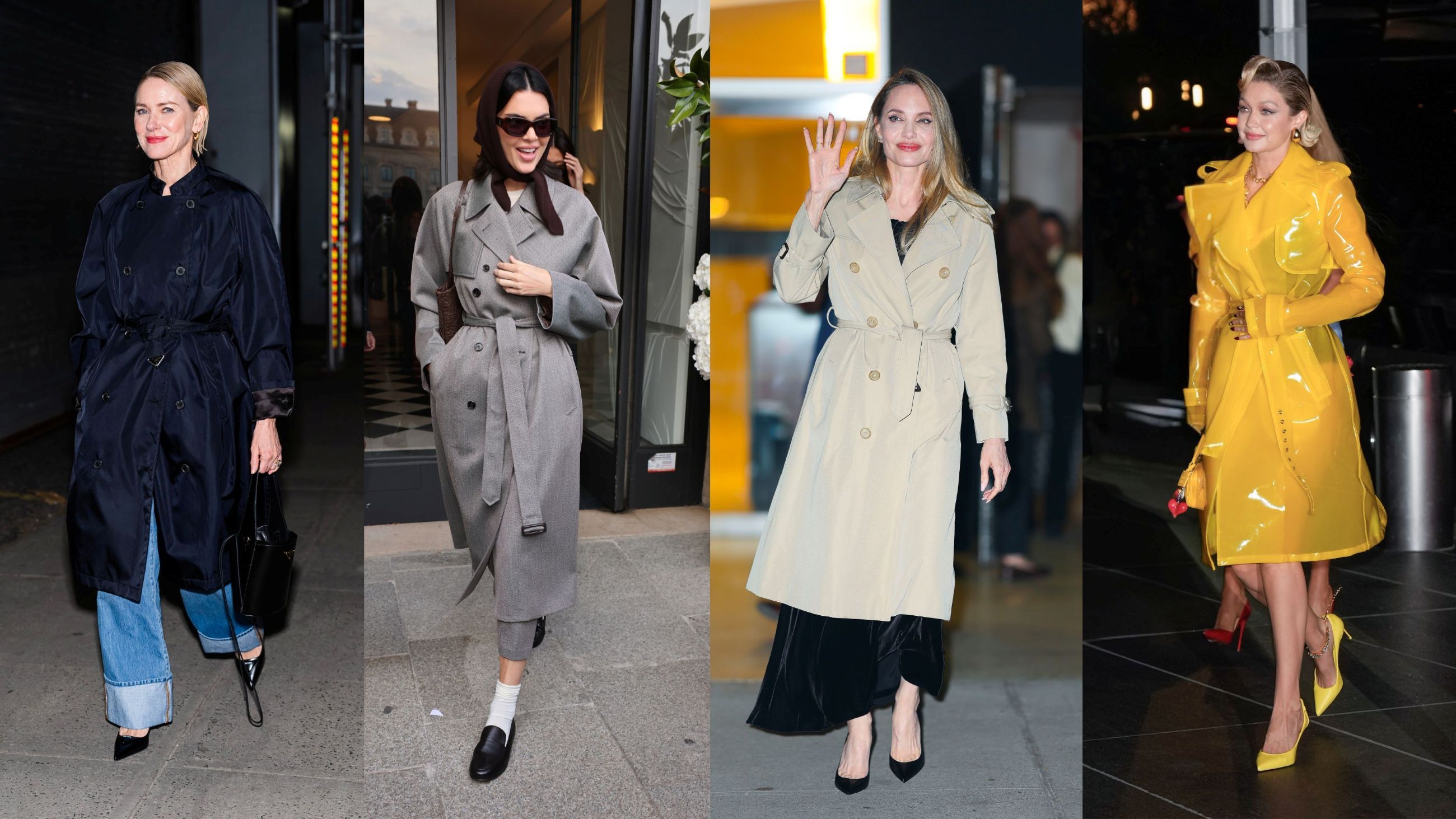 Da sinistra a destra, Kate Moss, Kendall Jenner, Angelina Jolie, Gigi Hadid - Credits: Getty Images