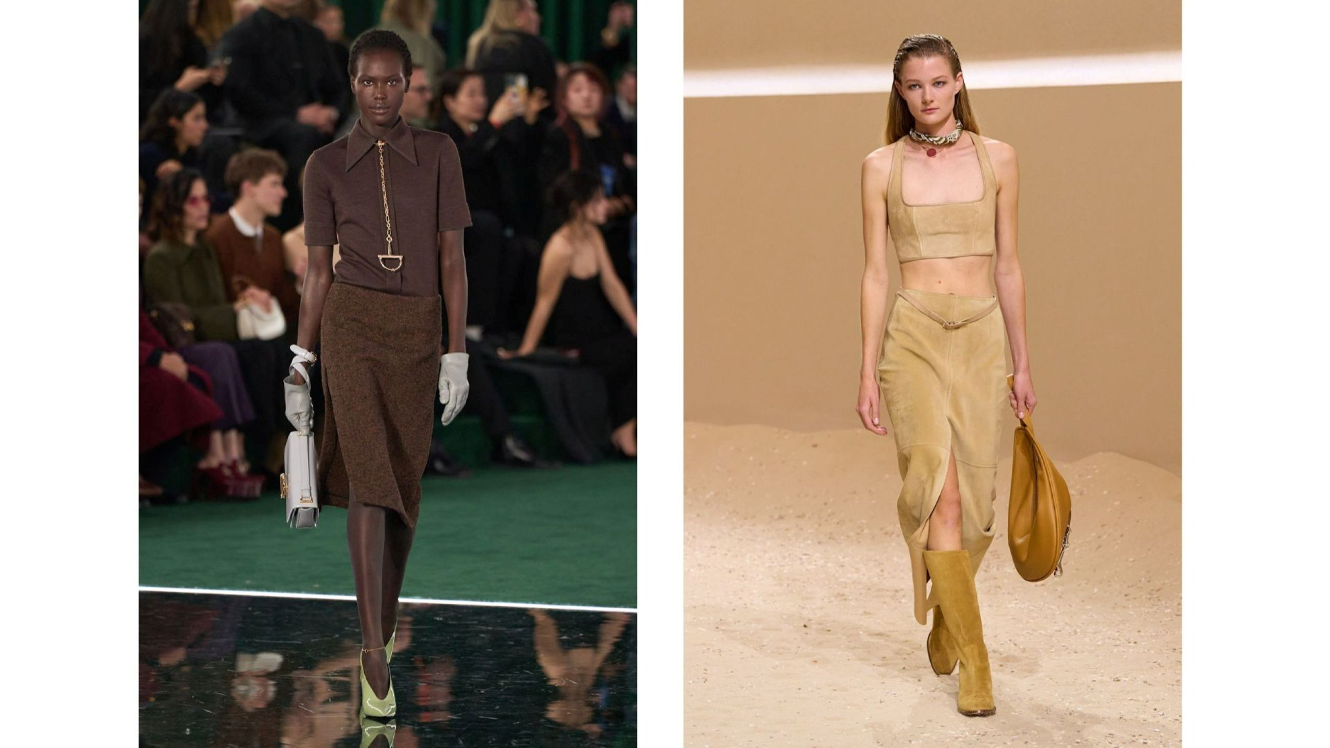 Gucci FW25; Hermès FW25 - Credits: Launchmetrics.com/Spotlight 