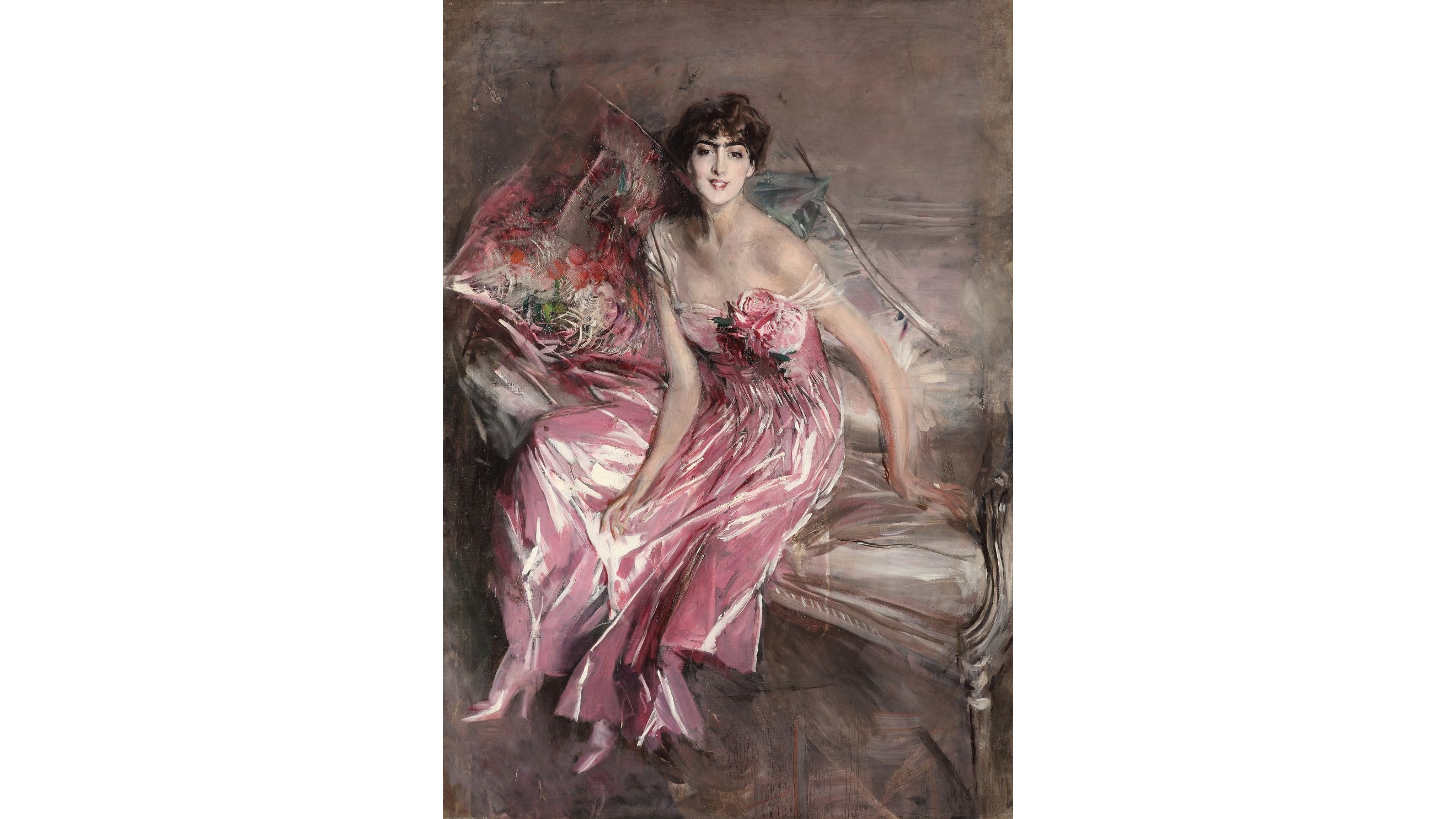 La signora in rosa, Boldini
