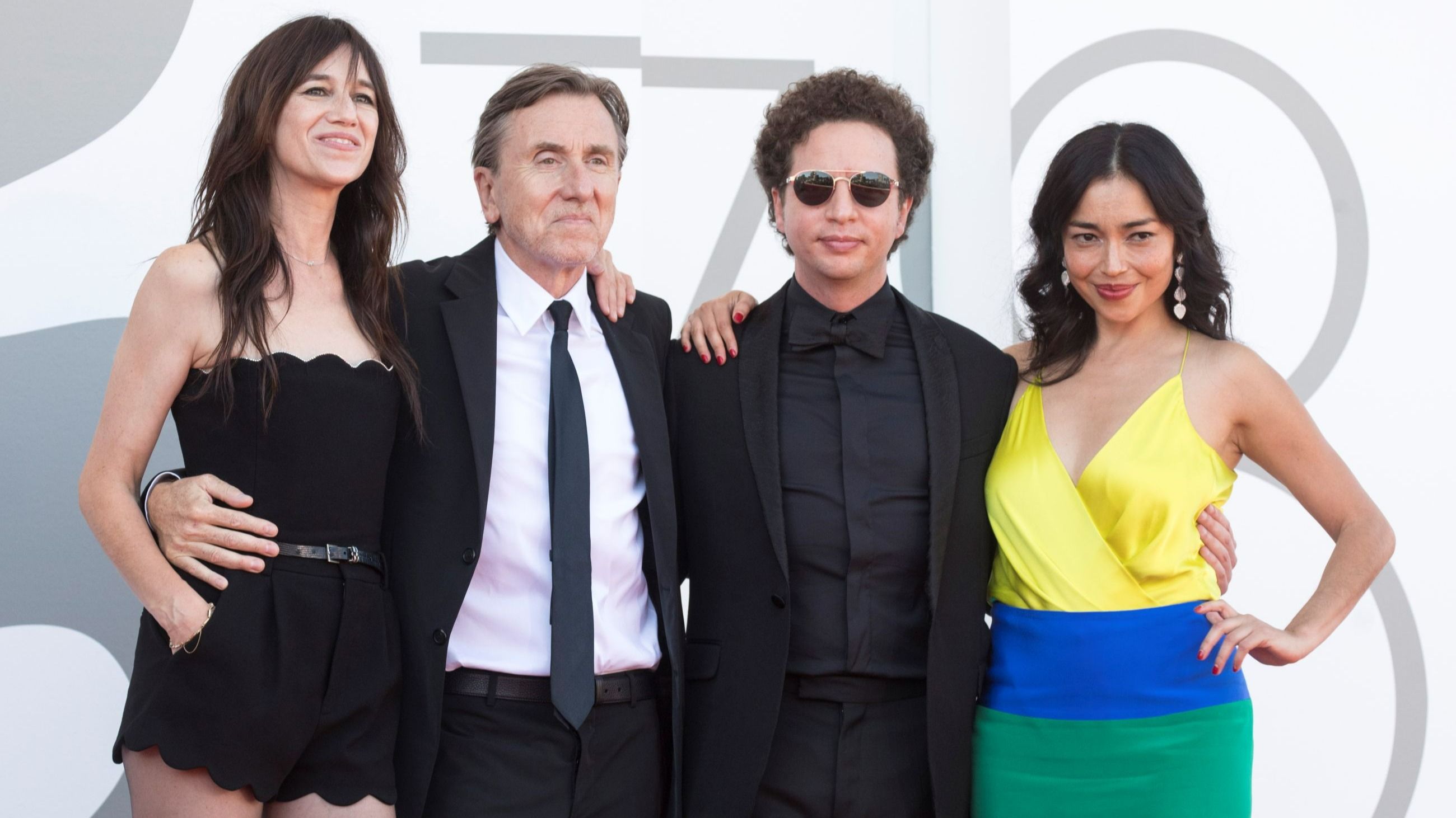 Charlotte Gainsbourg, Tim Roth, Michel Franco e Iazua Larios partecipano al red carpet del film “Sundown” durante la 78ª Mostra Internazionale d’Arte Cinematografica di Venezia, il 5 settembre 2021 a Venezia, Italia - Credits: Getty Images