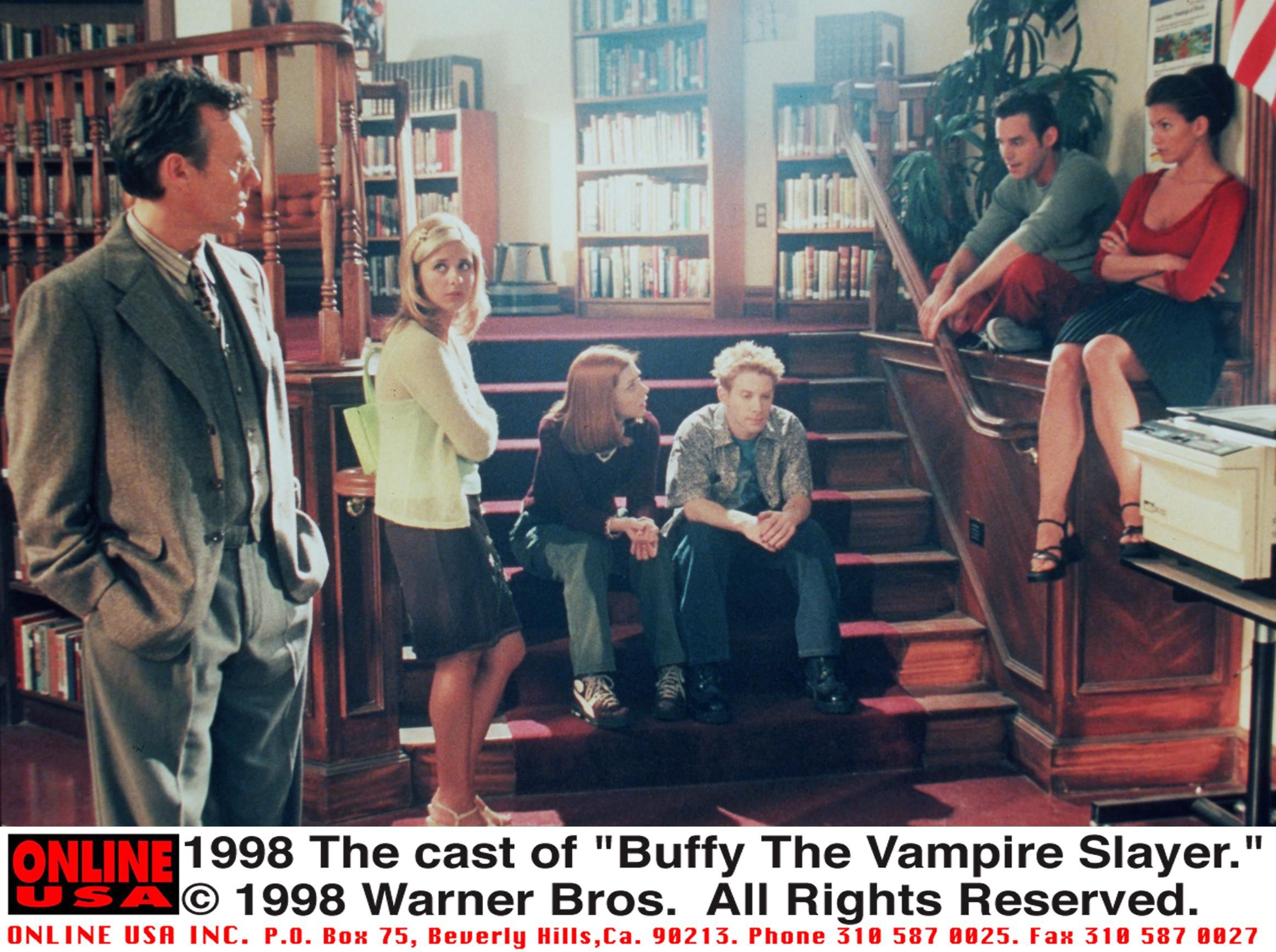 Cast di Buffy l'ammazzavampiri (foto Getty)