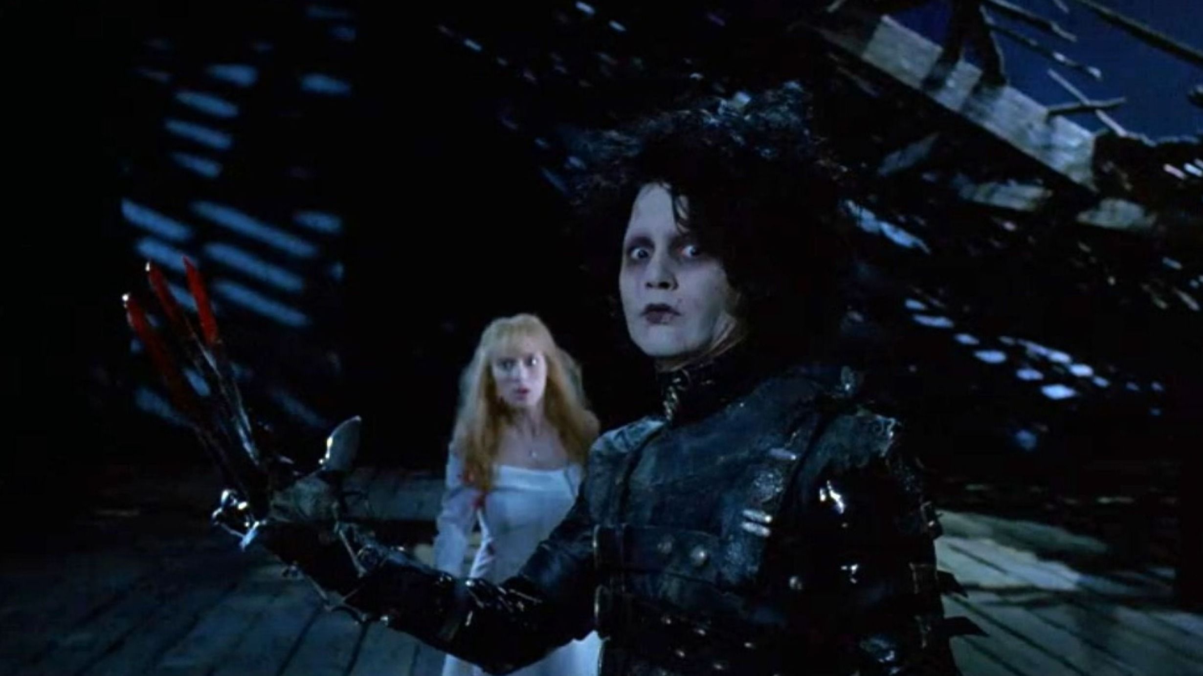 Dal film Edward mani di forbice di Tim Burton, 1991
