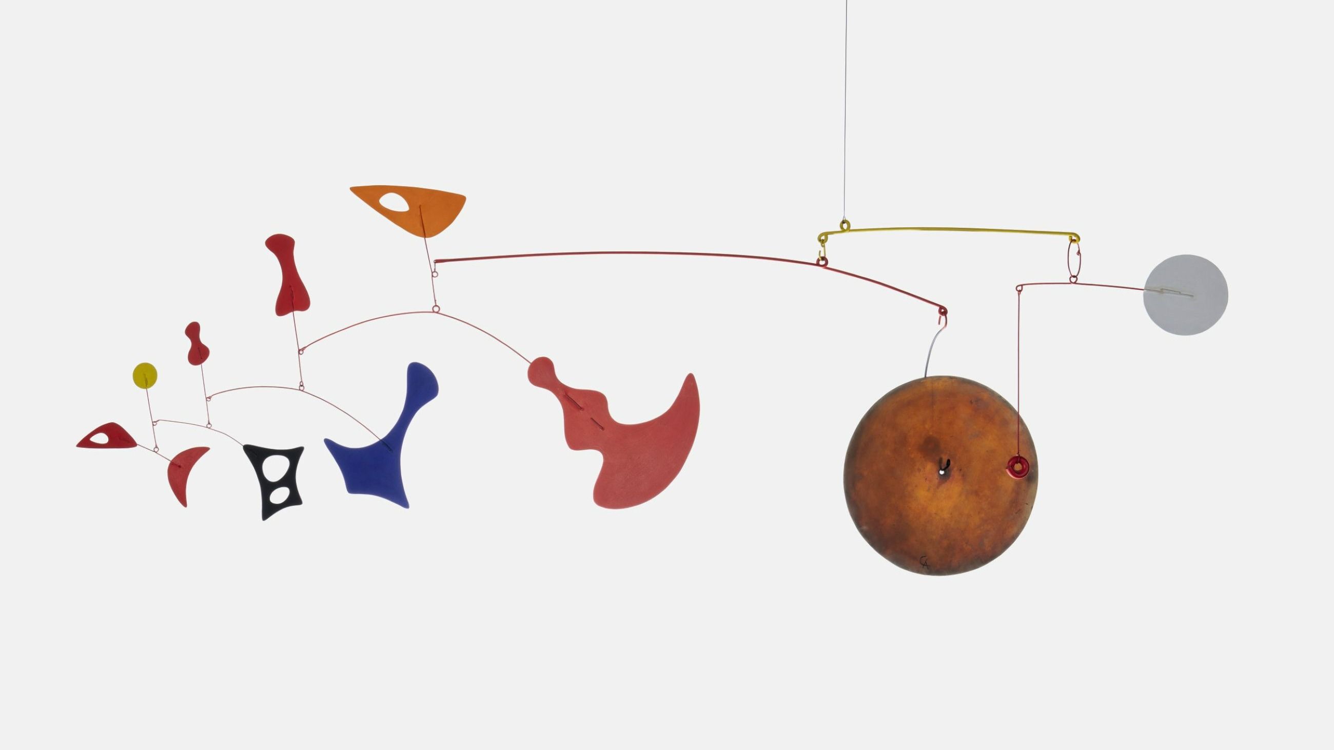 Alexander Calder, Dispersed Objects with Brass Gong, 1948 - Courtesy Press Office 