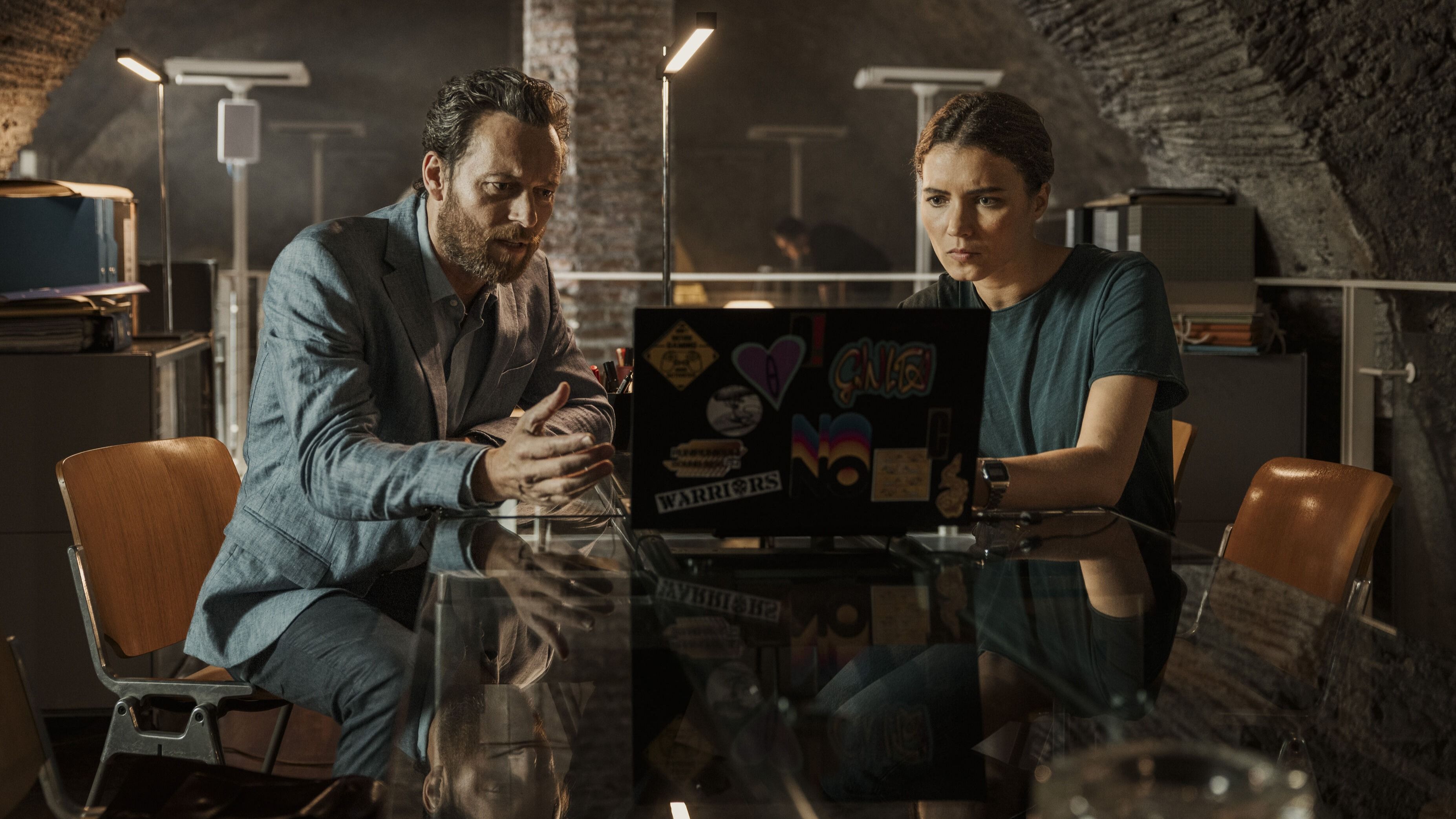 Vanina (Giusy Buscemi) e Paolo (Giorgio Marchesi) in Vanina 2 