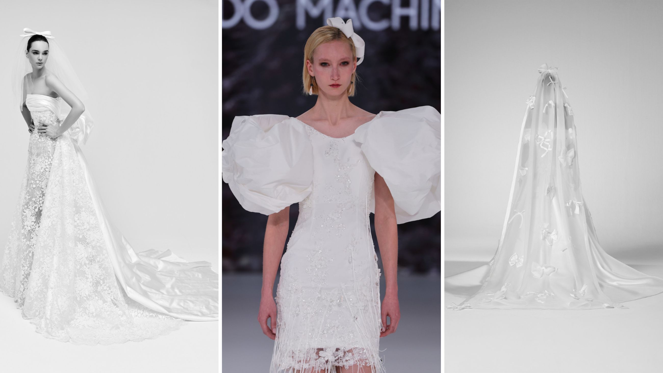Da sinistra: Murad; Machin; Viktor e Rolf SS26 - Credits Launchmetrics.com/Spotlight
