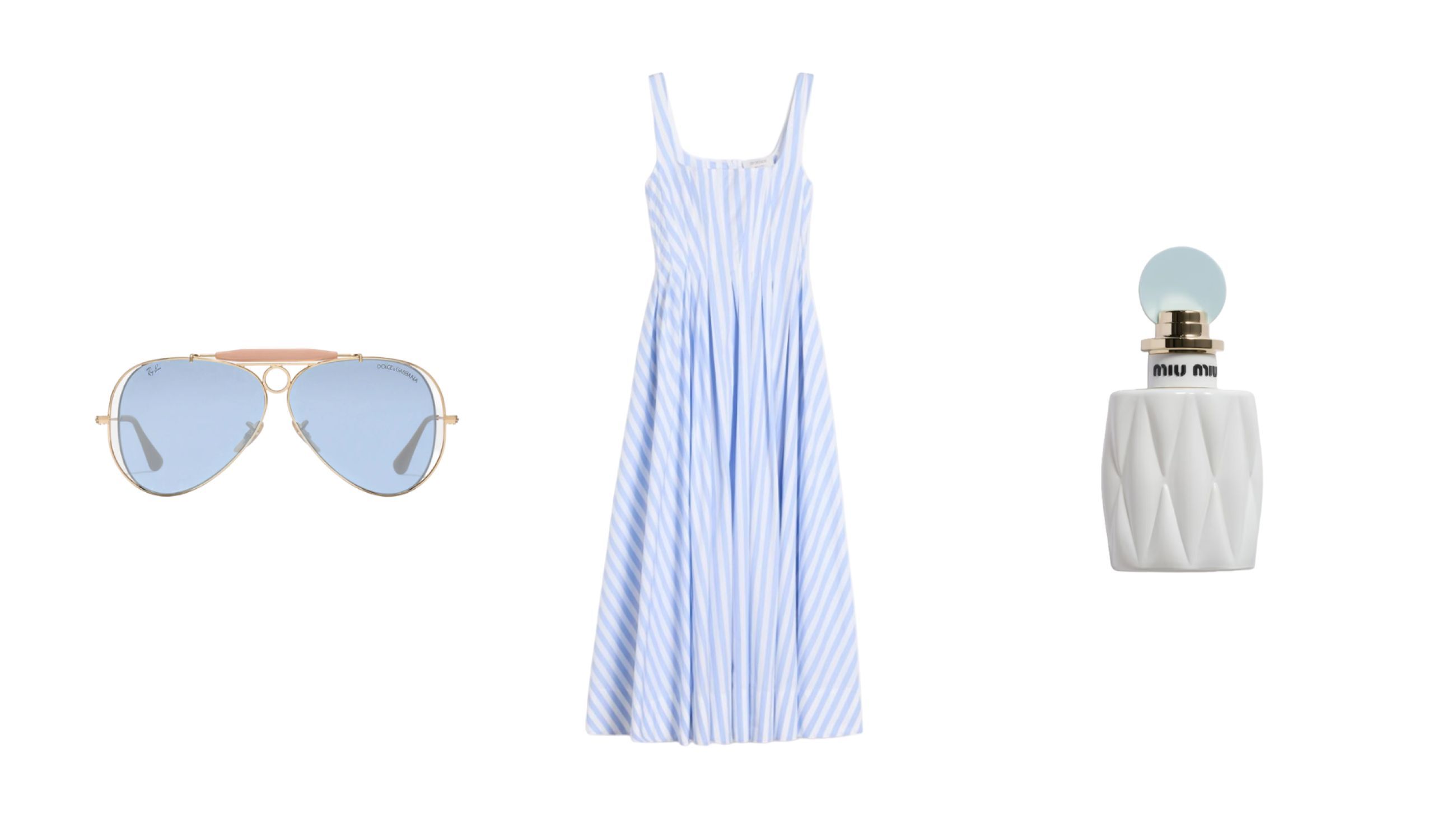 Da sinistra: Dolce&Gabbana x Ray-Ban, Sportmax, Miu Miu