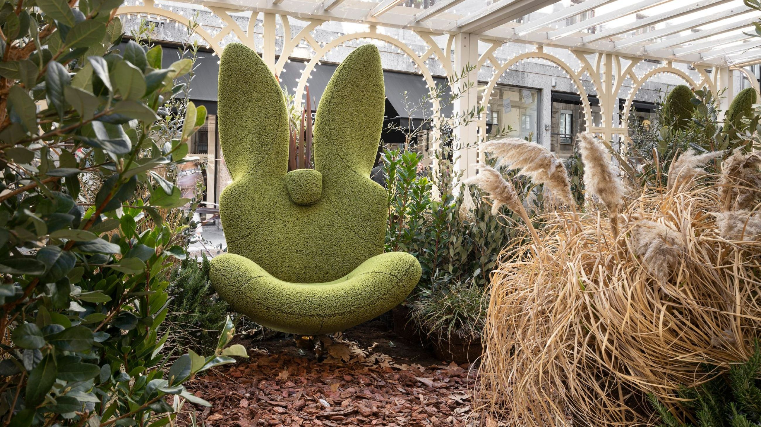 Green Rabbit di Natuzzi - Credits Davide Arena 