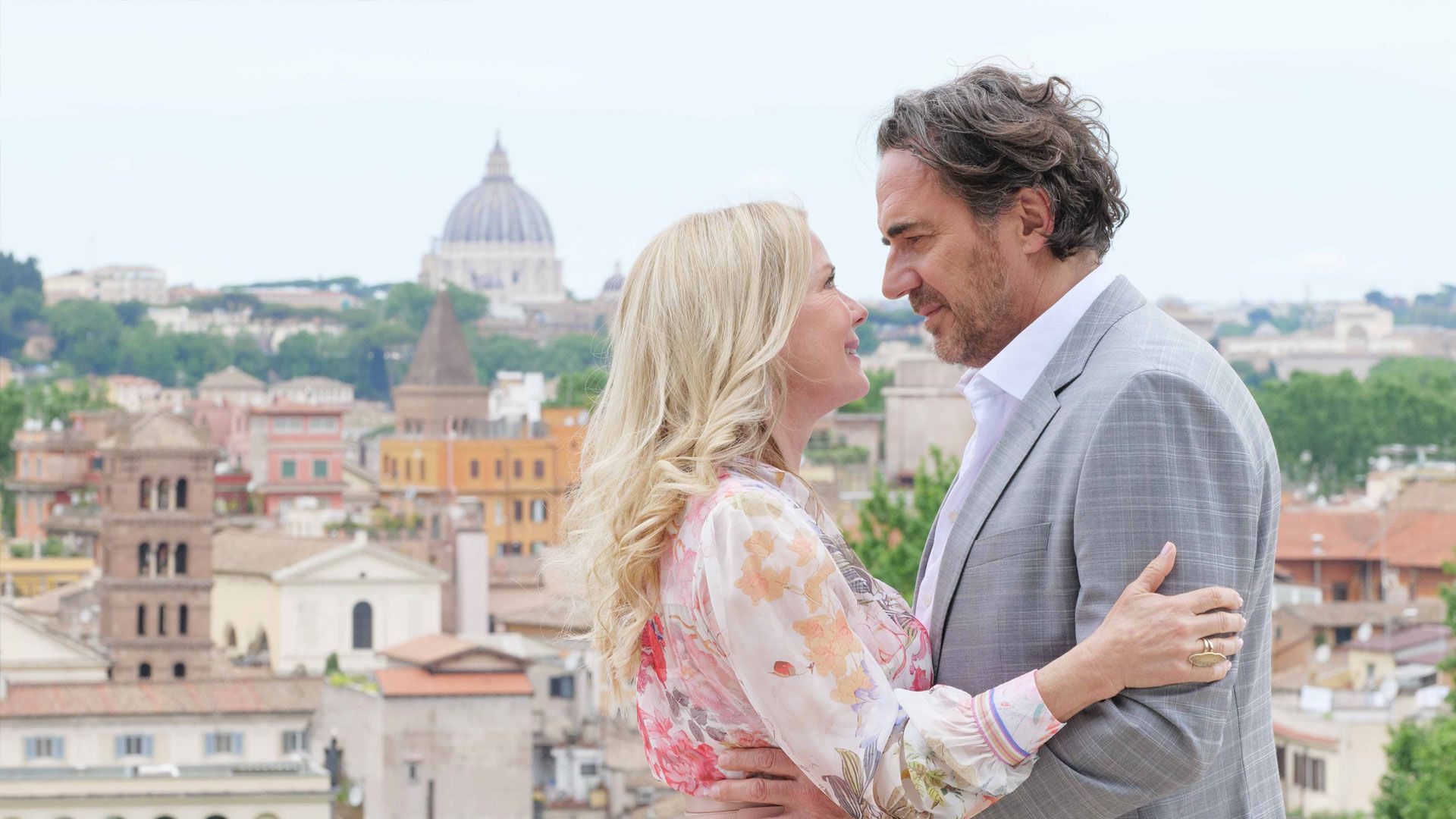 Thorsten Kaye (Ridge Forrester) e Katherine Kelly Lang (Brooke Logan) in una scena di Beautiful