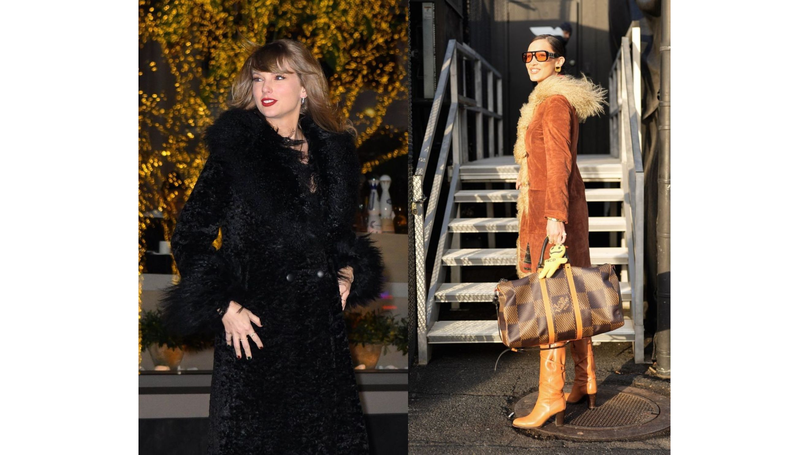 Da sinistra a destra, Taylor Swift e Bella Hadid - Credits: Getty Images