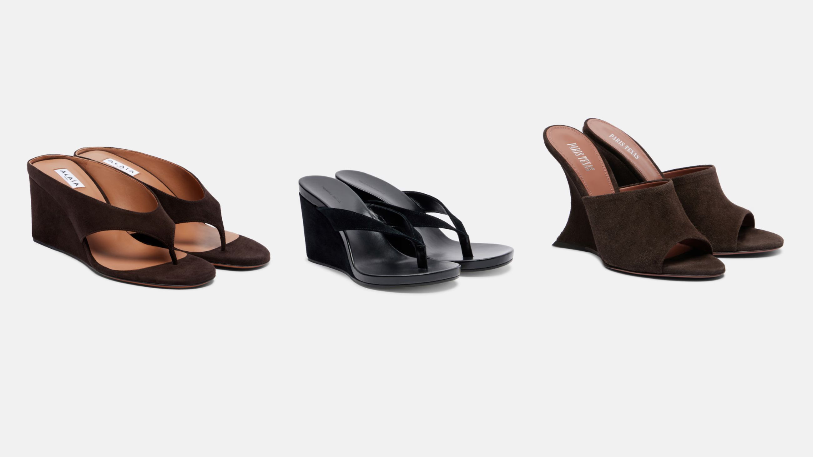 Da sinistra: Alaia; Phoebe Philo; Paris Texas - Courtesy Press Office