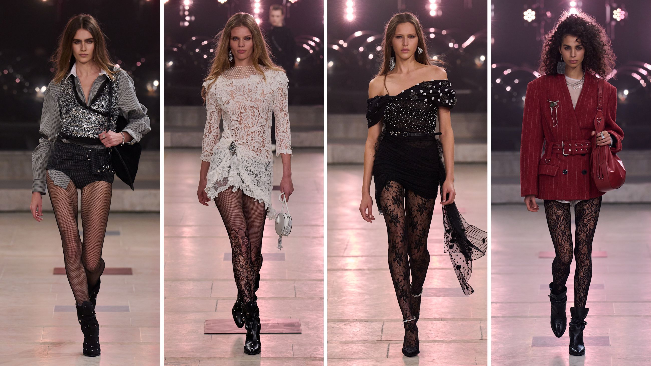 Alcuni look dalla sfilata di Isabel Marant FW2526 - Credits: Launchmetrics.com/Spotlight