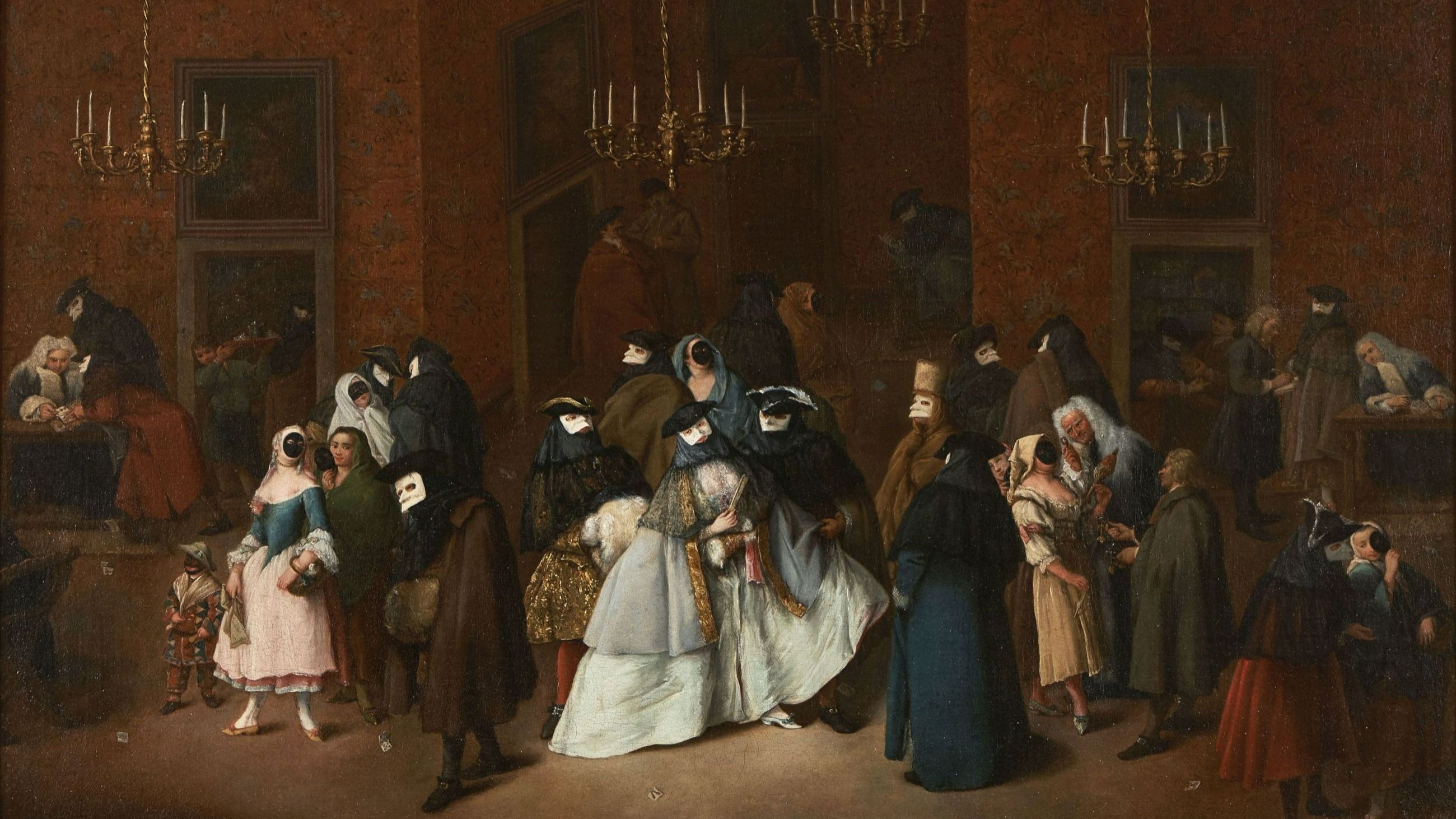 Pietro Longhi, Il Ridotto in Venezia, 1750 ca., olio su tela - Credits: Courtesy Press Office 