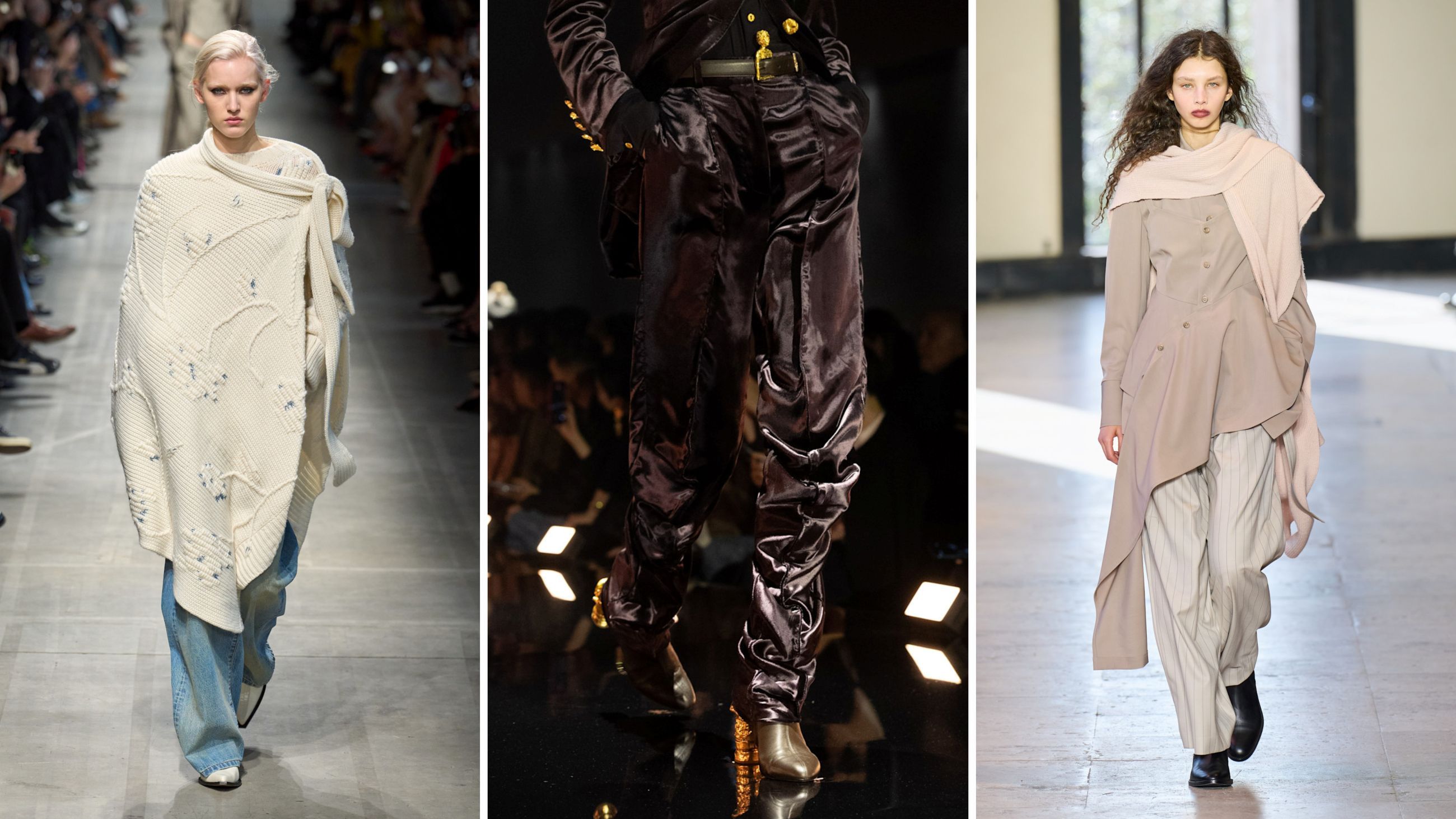 Sfilate FW26: da sinistra Ermanno Scervino; Elsa Schiaparelli; Ujoh - Credits: Launchmetrics.com/Spotlight