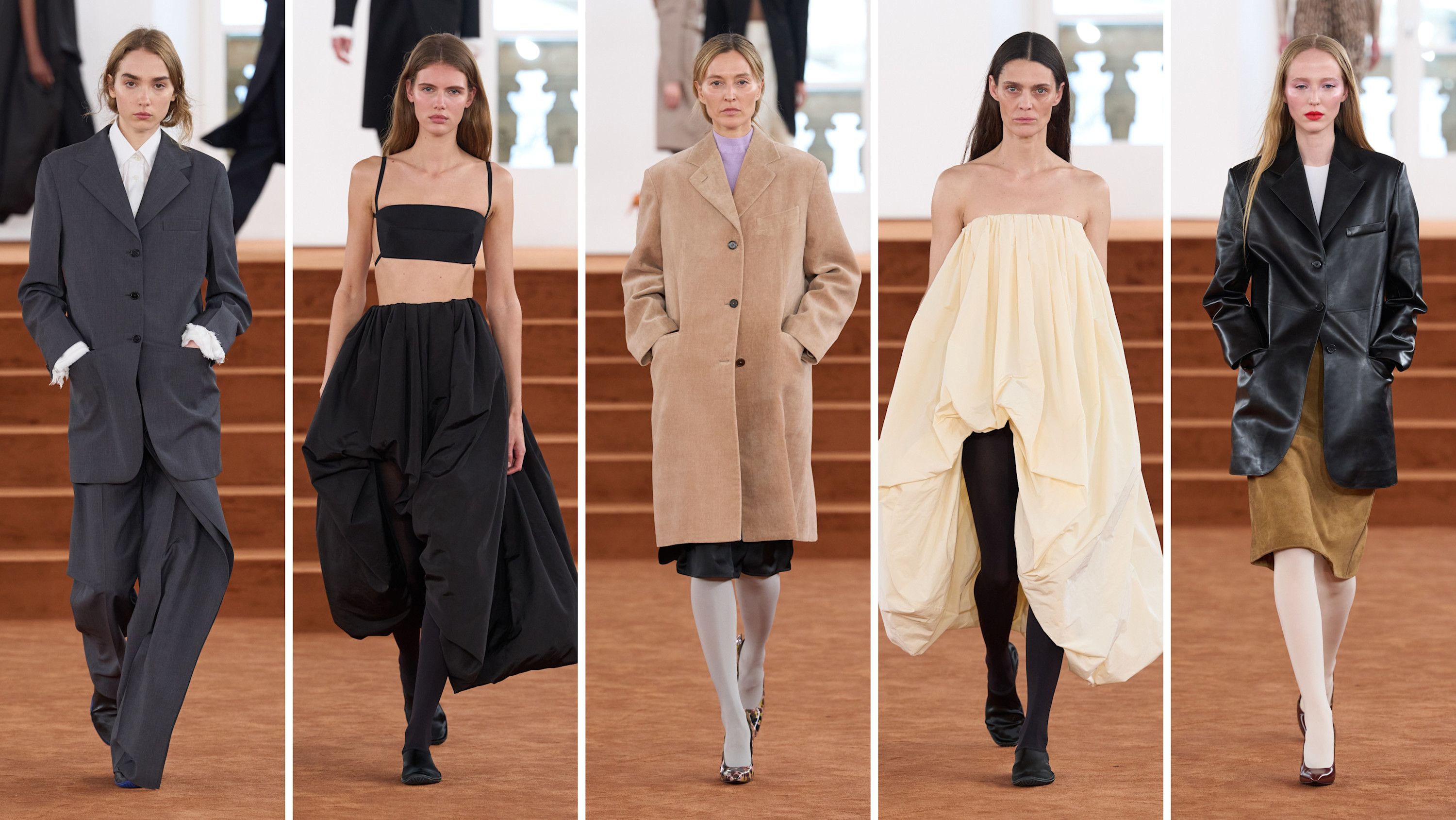 Outfit dalla sfilata FW26 di Jil Sander - Credits: Launchmetrics.com/Spotlight 
