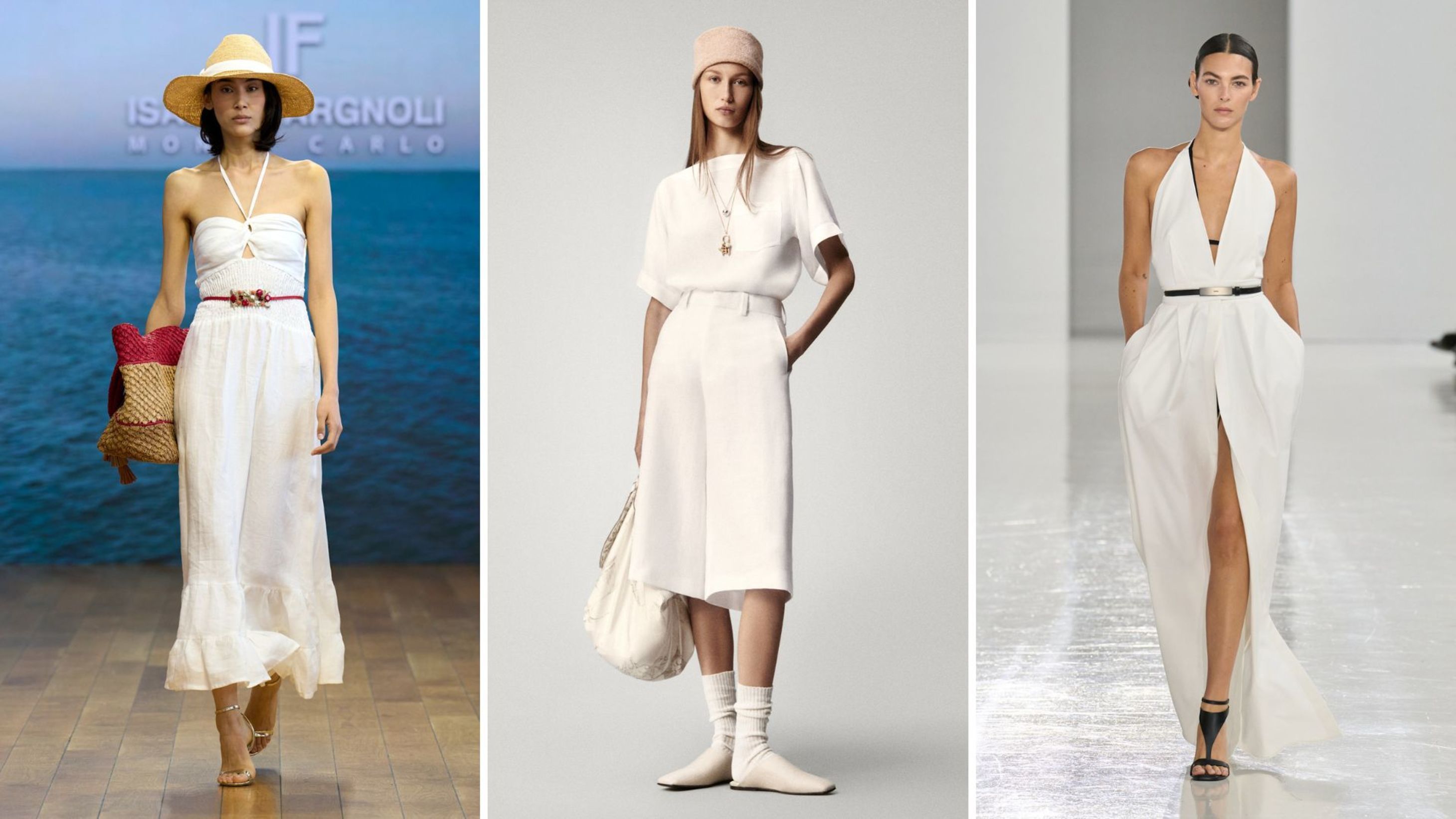 Da sinistra: Fargnoli SS26, Loro Piana SS25, Max Mara SS25 