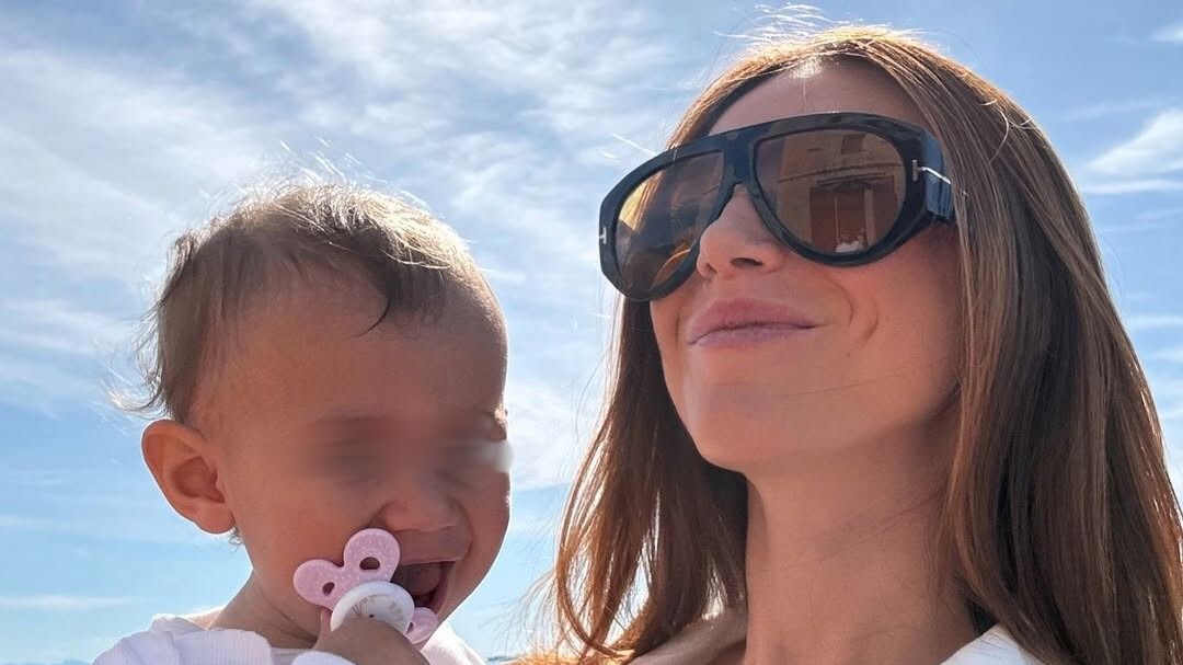 Arianna Cirrincione con la figlia Allegra