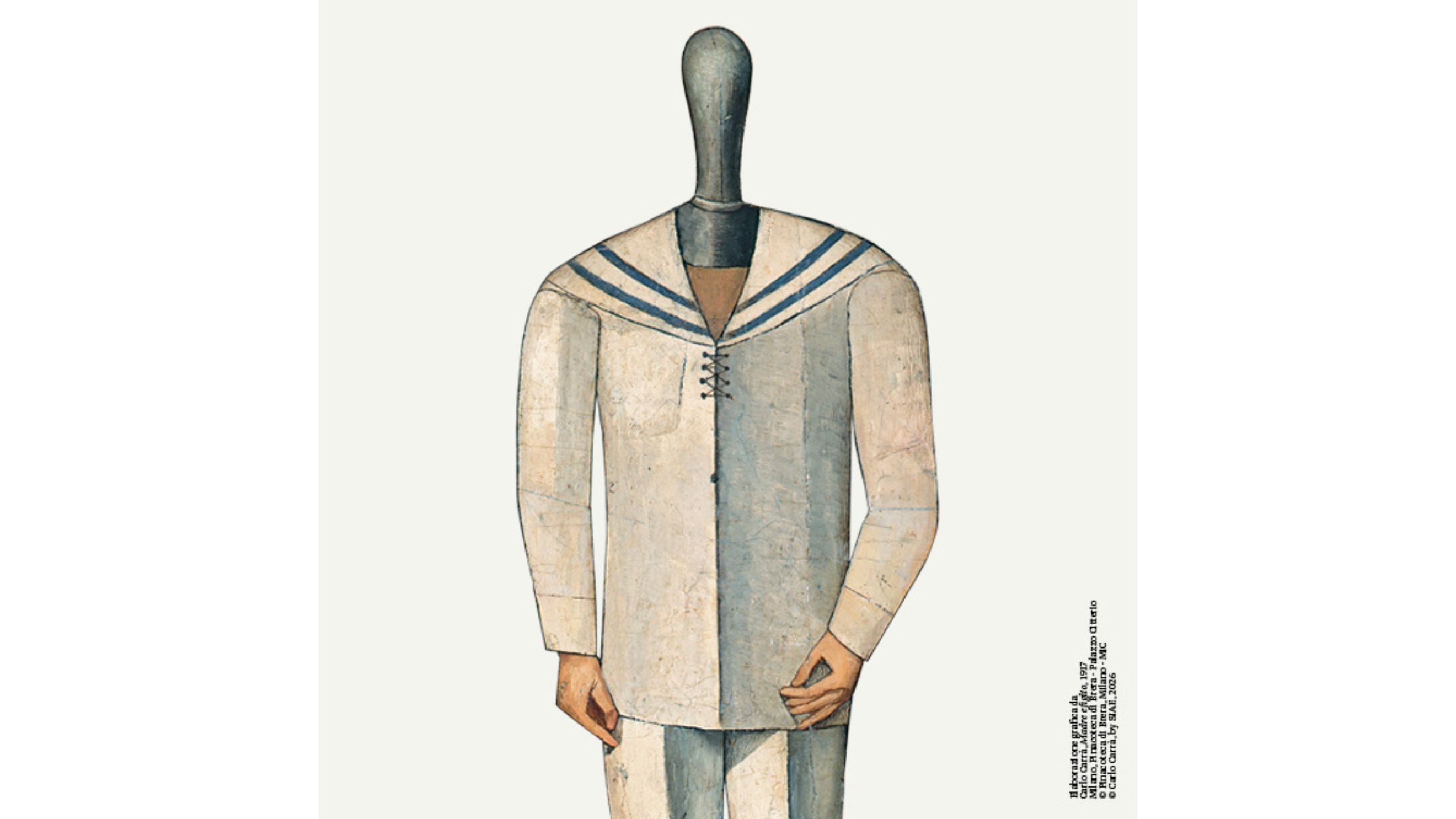 Carlo Carrà, Madre e figlio, 1917 Milano, Pinacoteca di Brera - Palazzo Citterio ©Pinacoteca di Brera, Milano – MiC © Carlo Carrà, by SIAE 2026 - Courtesy Press Office