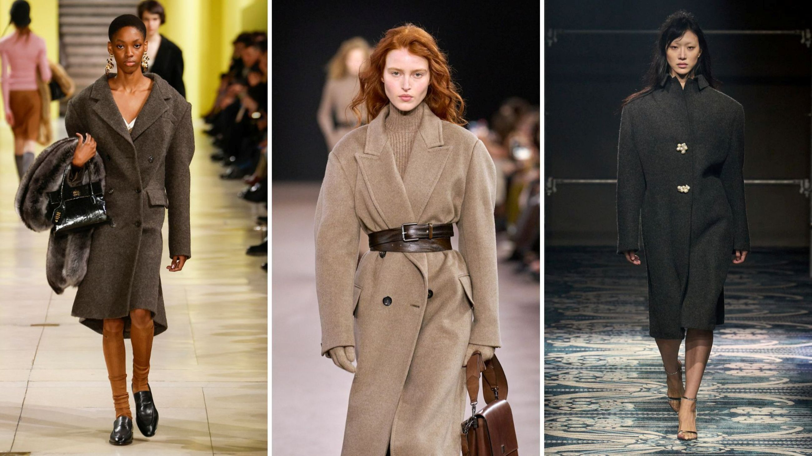 Miu Miu FW25; Max Mara FW25; Prada FW25 - Credits: Launchmetrics.com/Spotlight