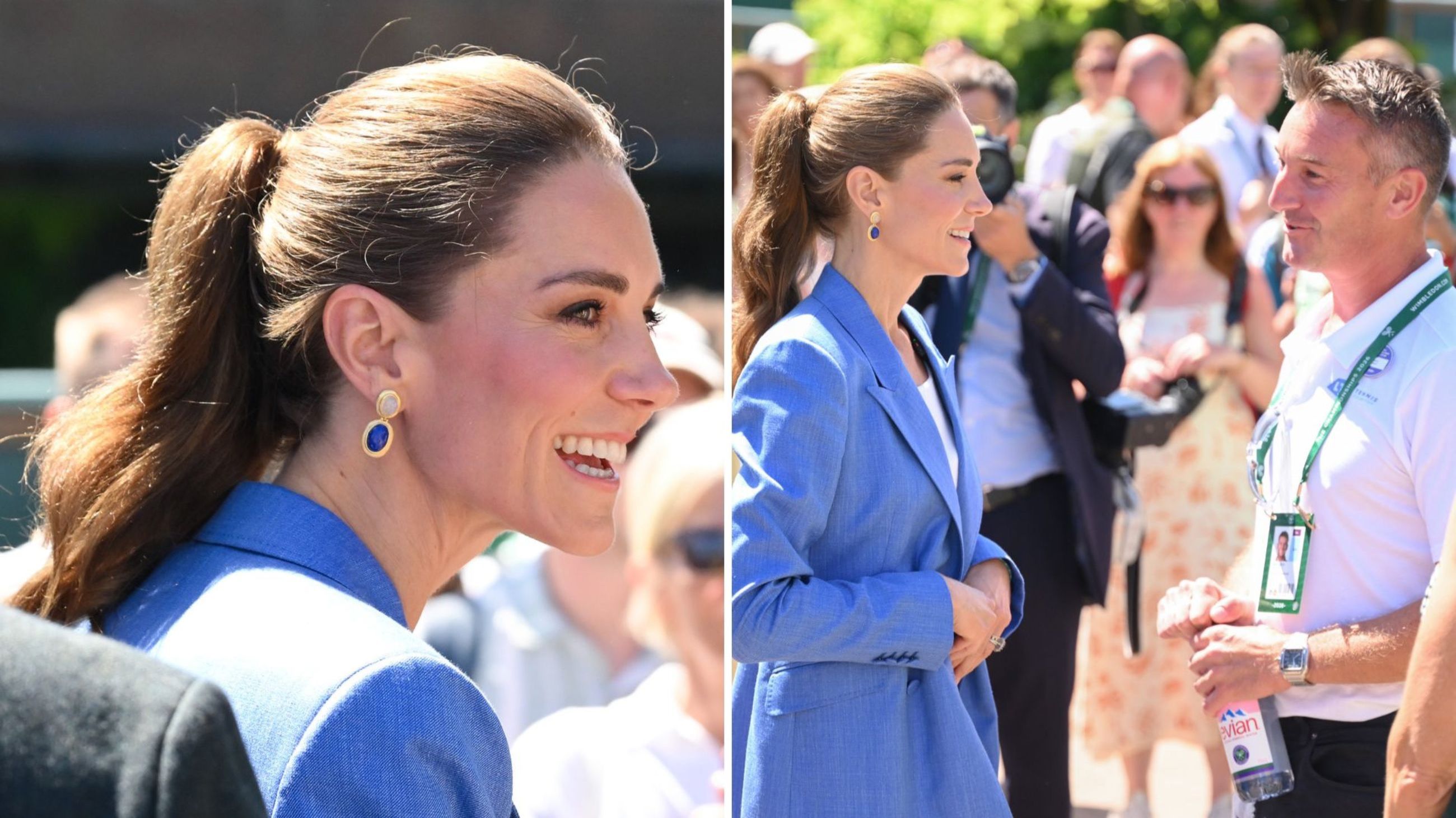 Kate Middleton nel quarto giorno dei Campionati di tennis di Wimbledon 2026 - Credits: Getty Images