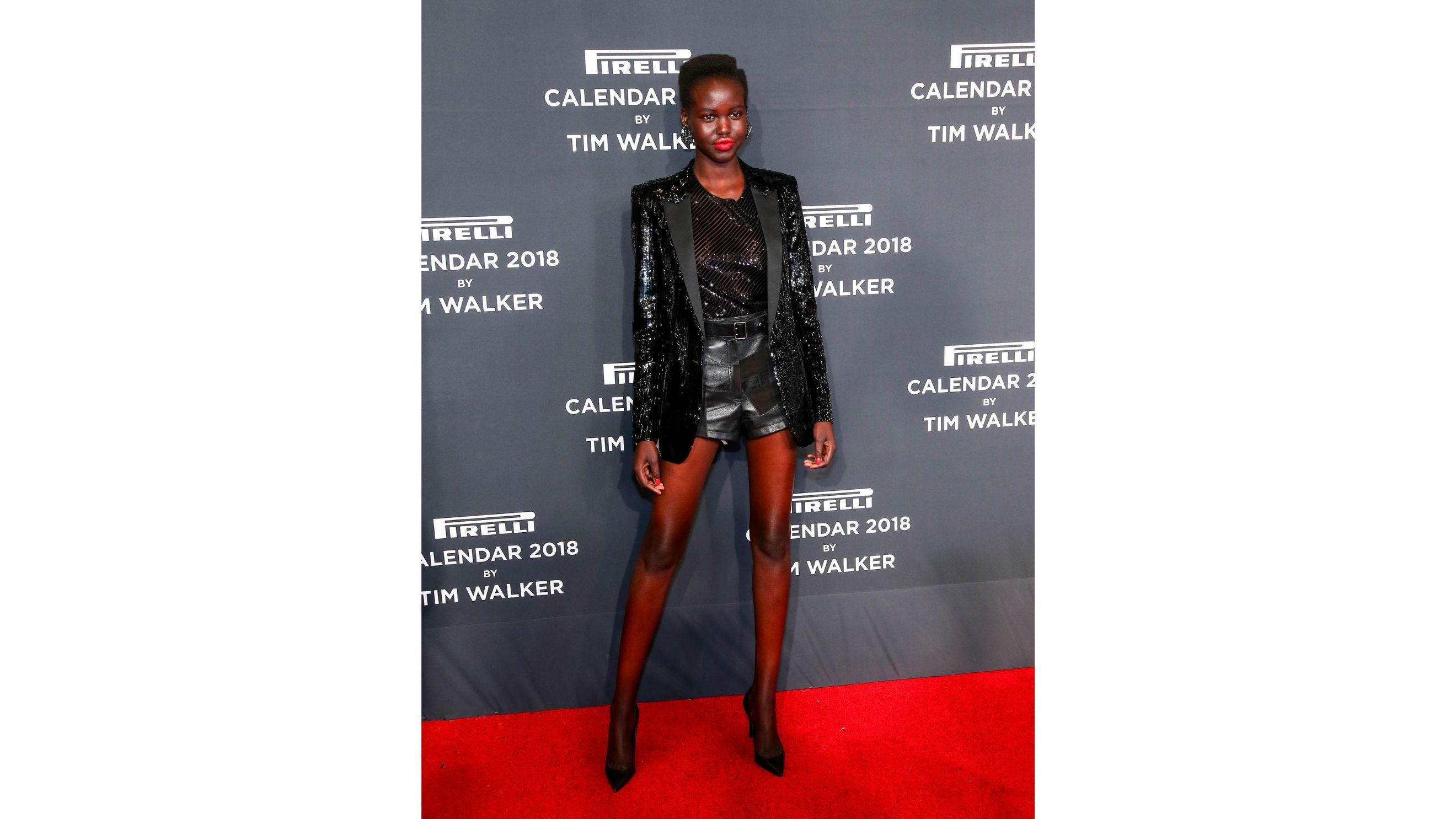 Adut Akech sul red carpet di “The Cal 2018” a New York 
Credit: Getty Images
