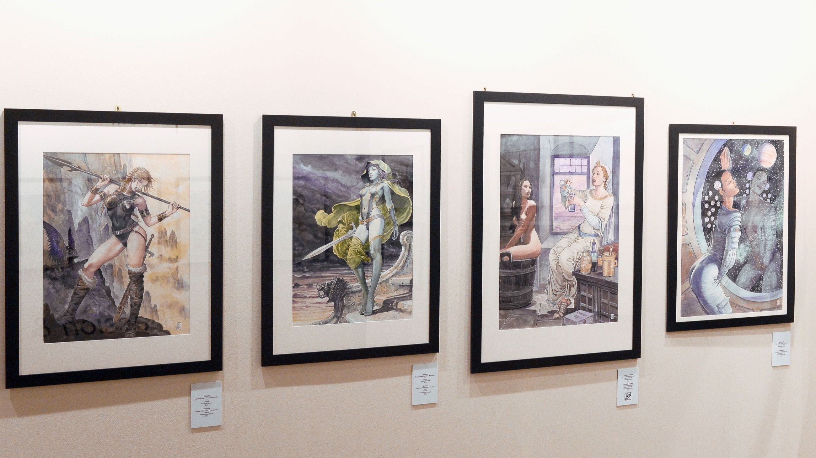 Mostra “Nel Segno Di Manara”, Palazzo Pallavicini, 2017.
Credits Getty Images