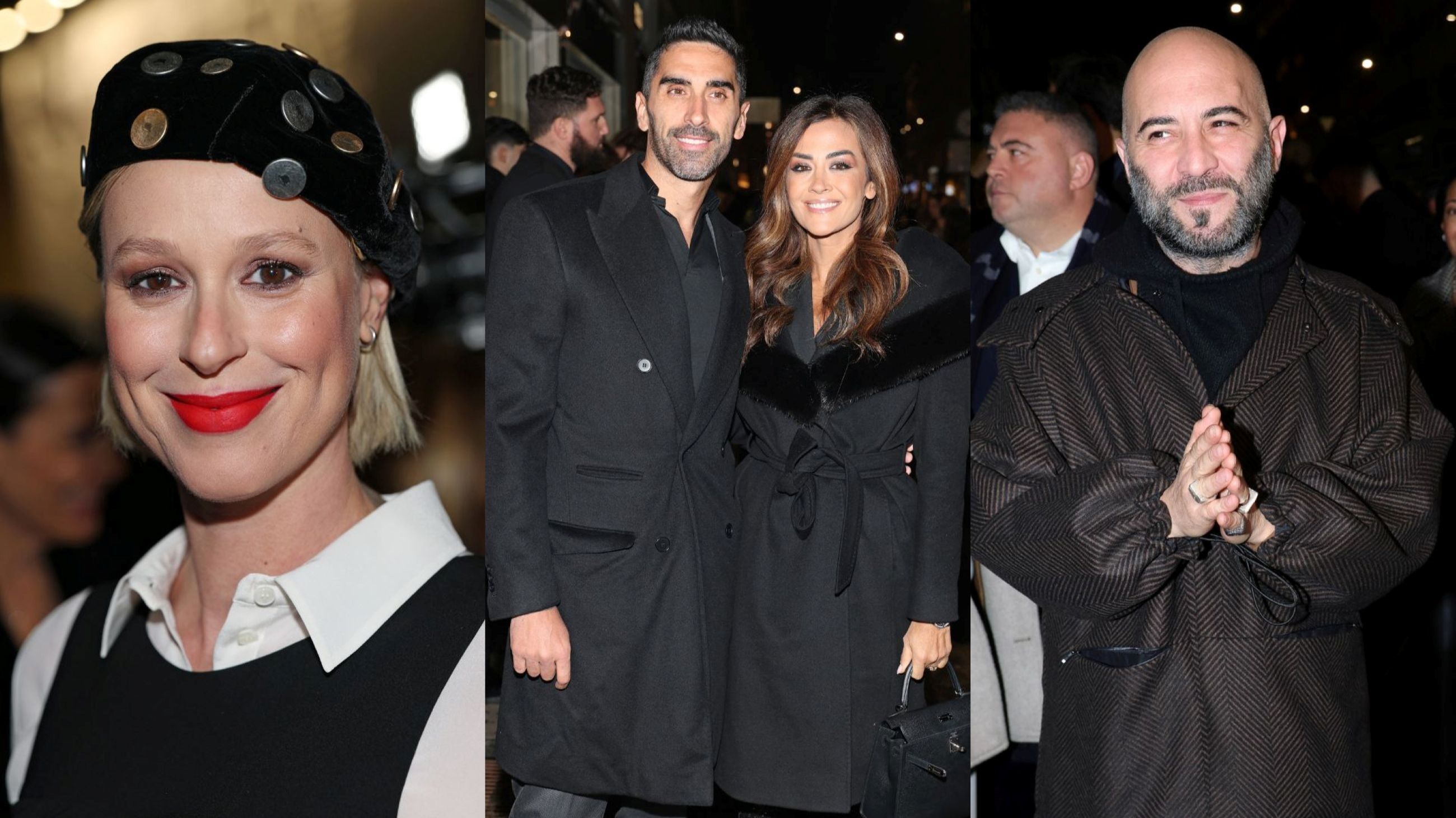 Da sinistra a destra, Federica Pellegrini, Filippo Magnini con Giorgia Palmas, Giuliano Sangiorgi all’evento EA7 Emporio Armani che celebra i Giochi Olimpici e Paralimpici Invernali di Milano Cortina 2026 durante la Milano Fashion Week – Moda Uomo Autunno/Inverno 2026-2027, il 17 gennaio 2026 a Milano, Italia - Credits: Getty Images