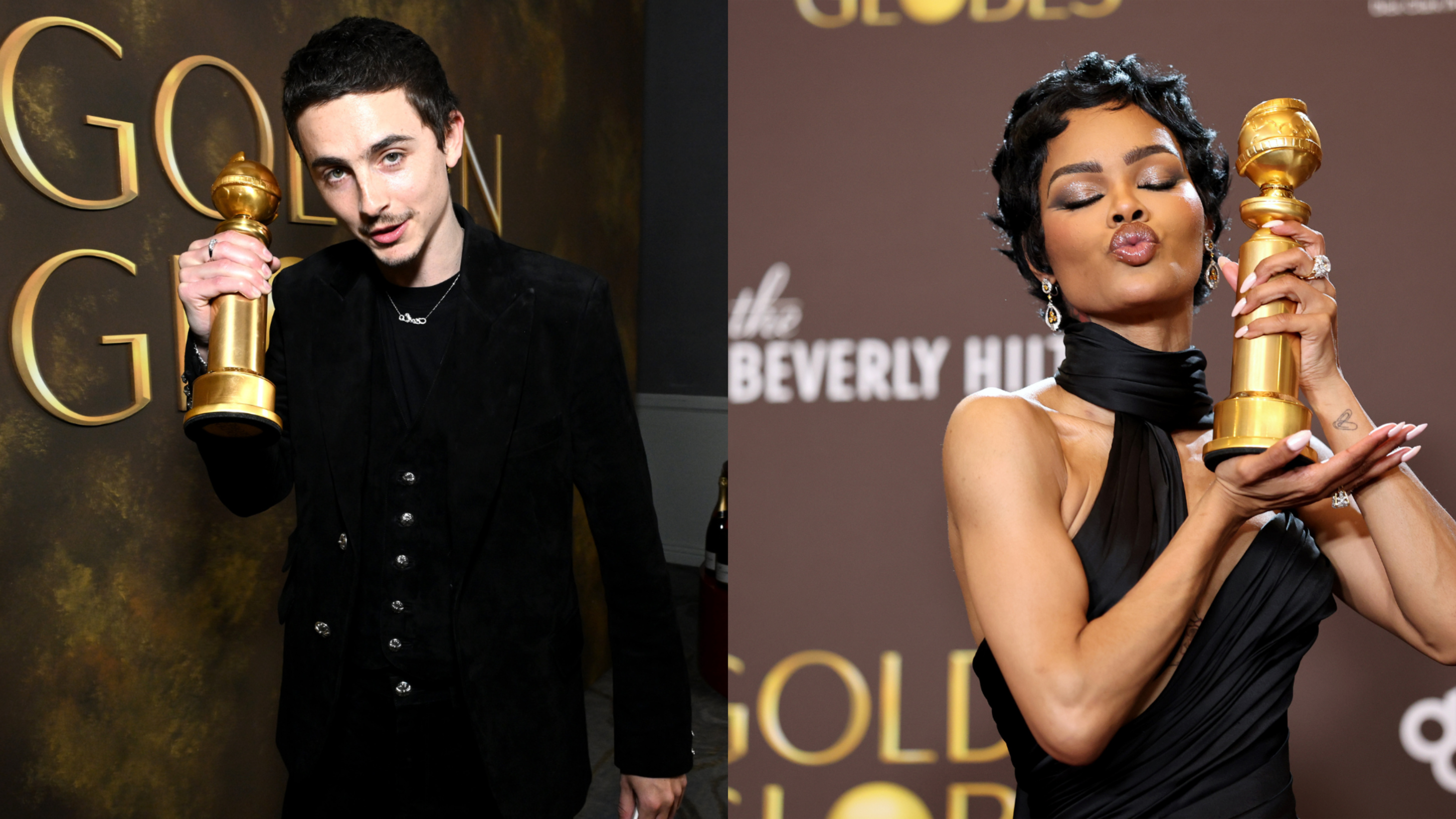 Da sinistra Timothée Chalamet; Teyana Taylor - Credits: Getty Images