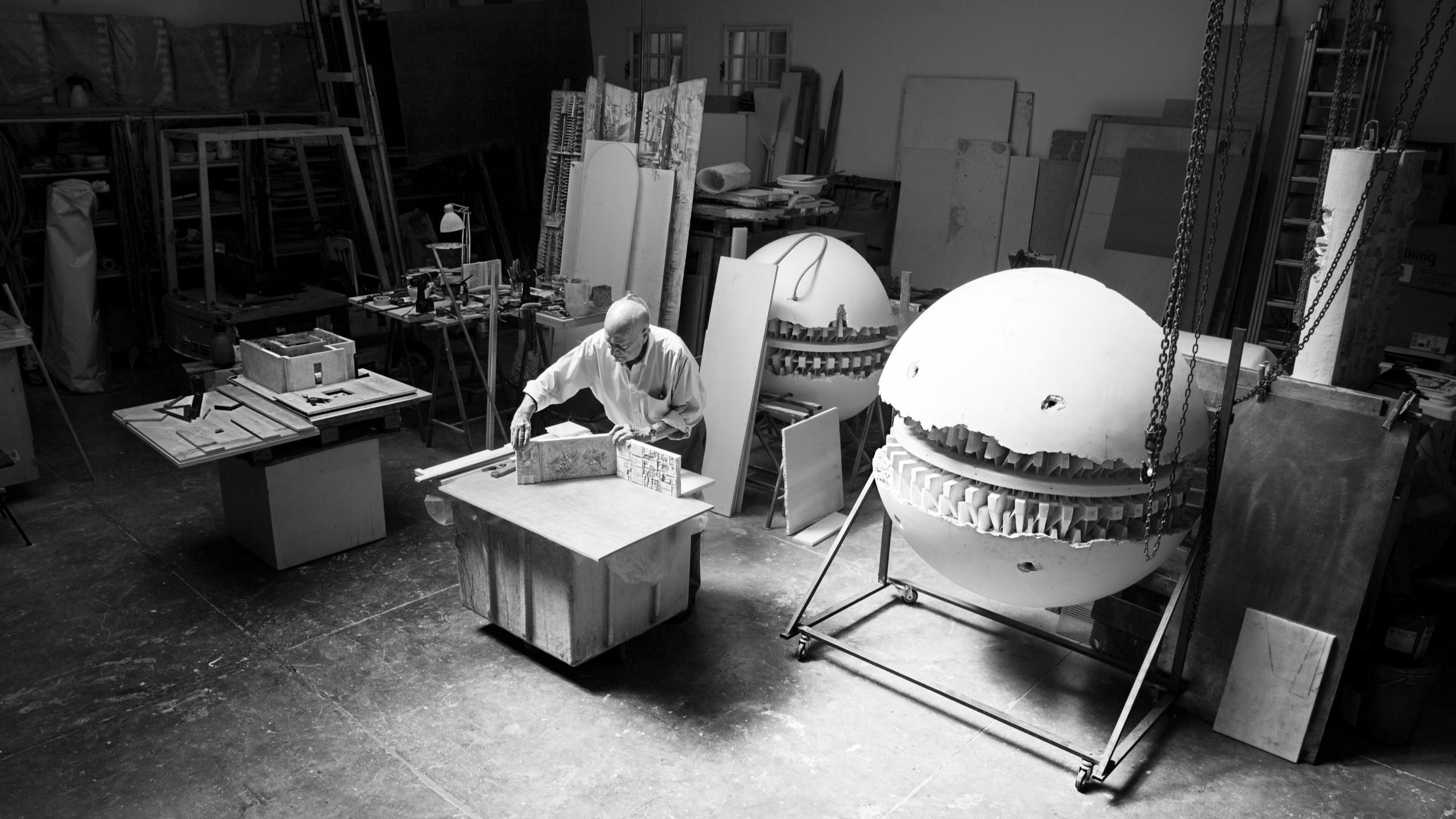 Ritratto Arnaldo Pomodoro. 2014 foto © NICOLA GNESI - Courtesy Press Office