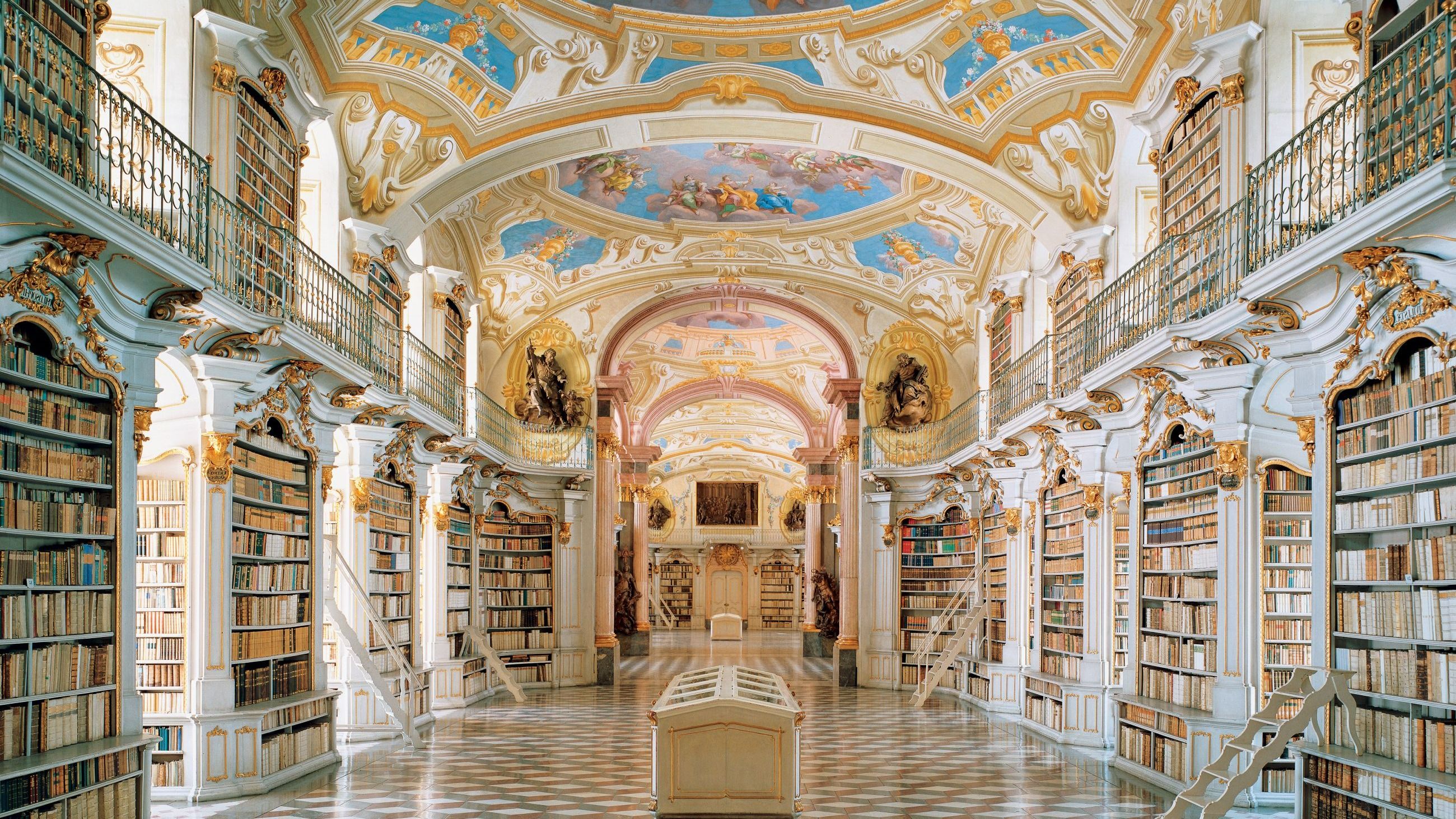La maestosa Biblioteca dell’Abbazia di Admont, Austria - Credits: Getty Images