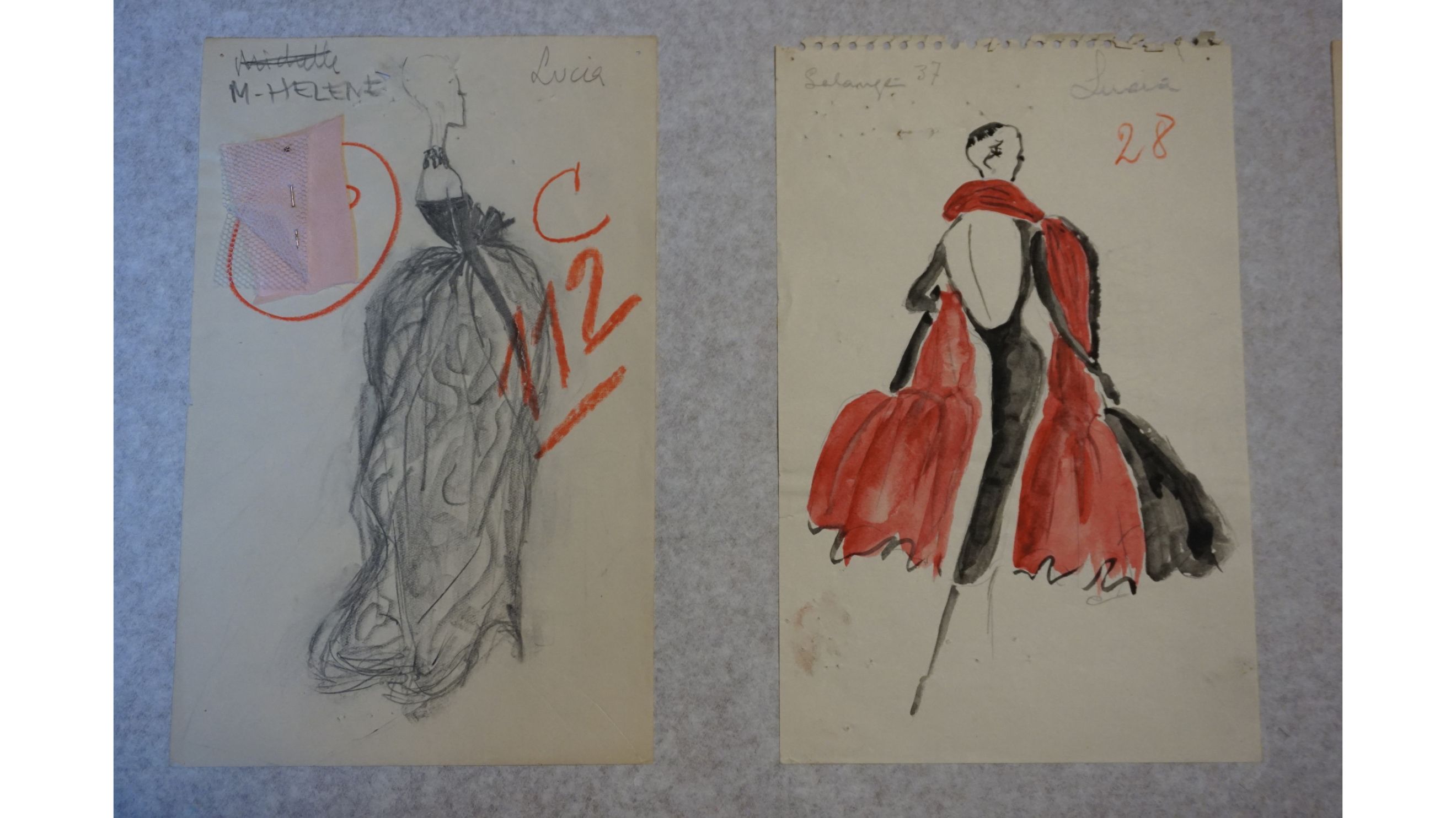 Bozzetti di Balenciaga 
Credits: Courtesy Press Office