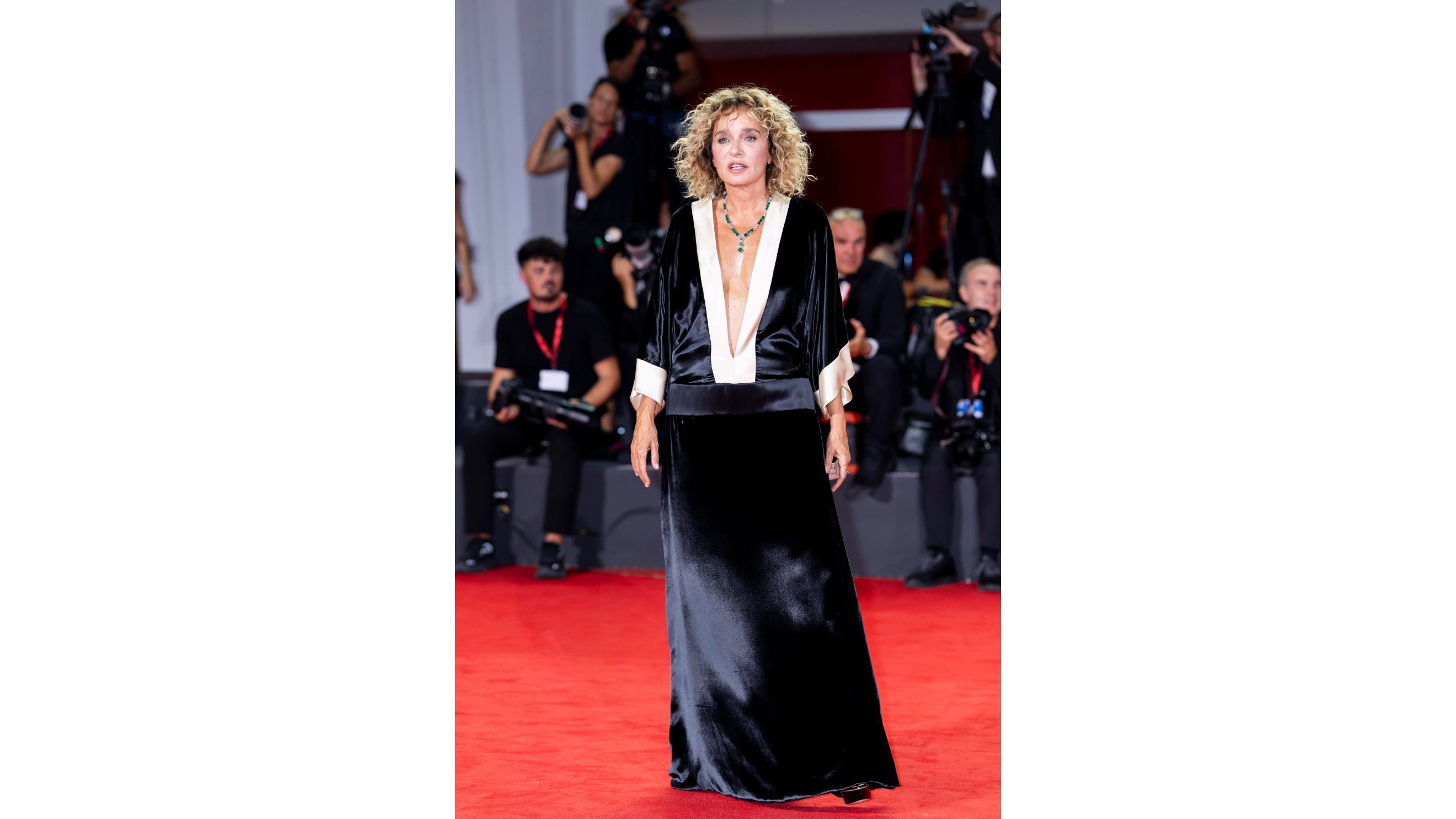 Couture FW26 for Valeria Golino @ Venezia 2026_red carpet - Courtesy Press Office