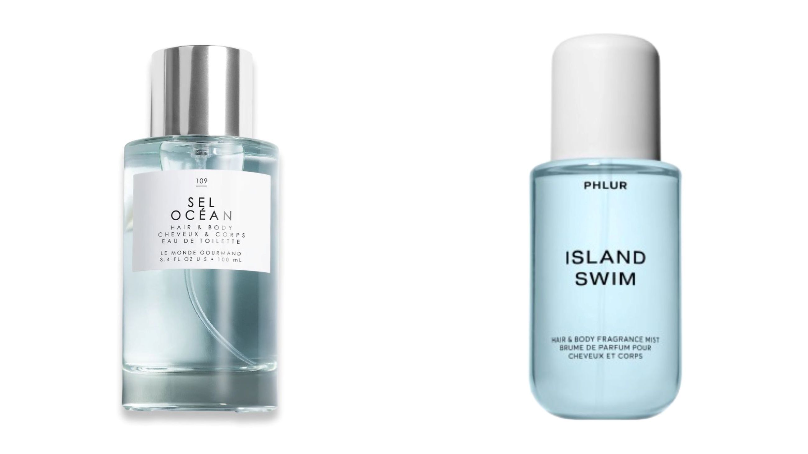 Le Monde Gourmand, Sel Océan; Phlur, Island Swim - Credits: Courtesy Press Office
