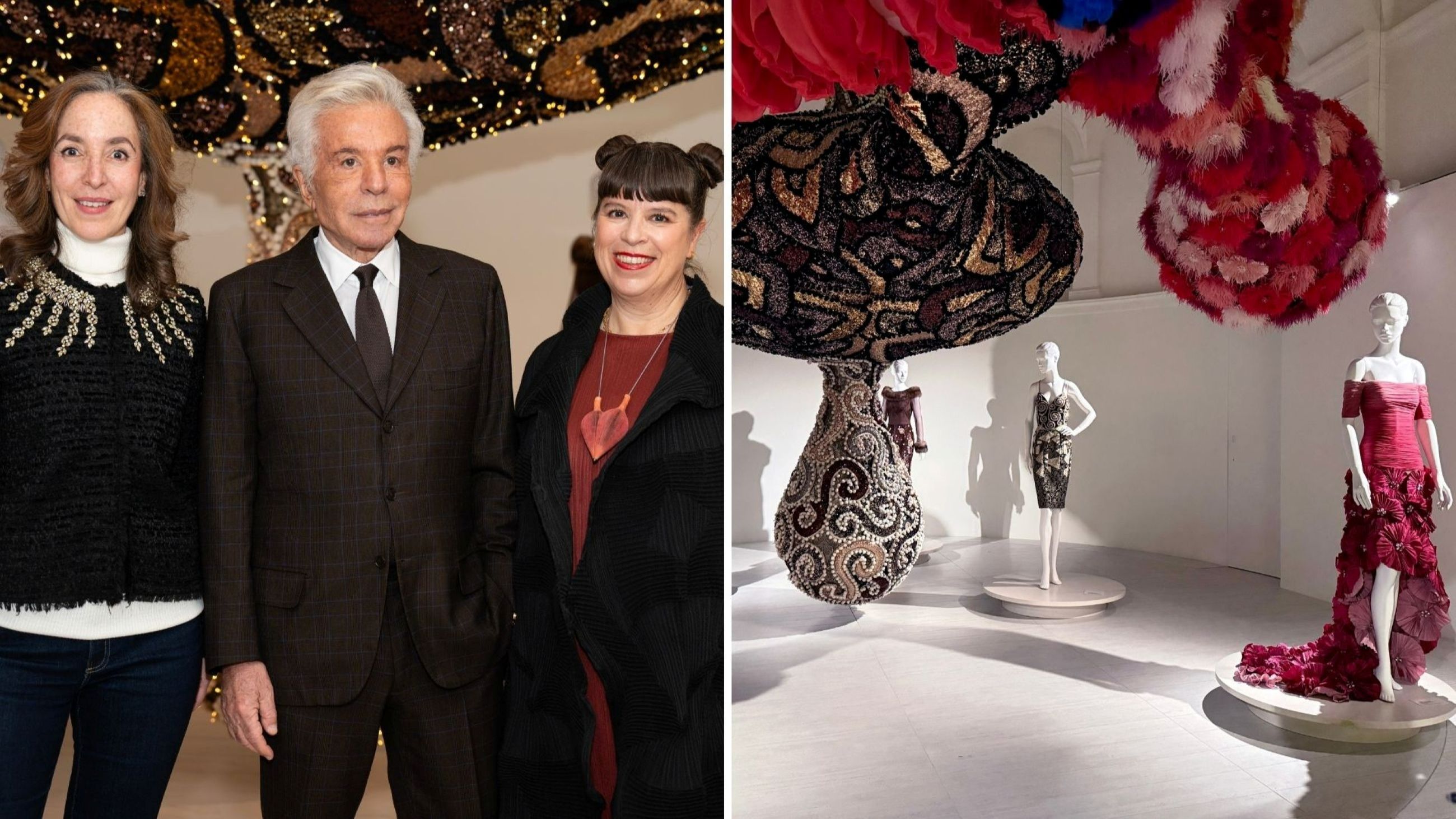 Portrait Pamela Golbin, Giancarlo Giammetti, Joana Vasconcelos © FVG Sercices; VENUS (VALKYRIE) © 2026 FVG Services © 2026 Soqquadro - Credits: Courtesy Press Office