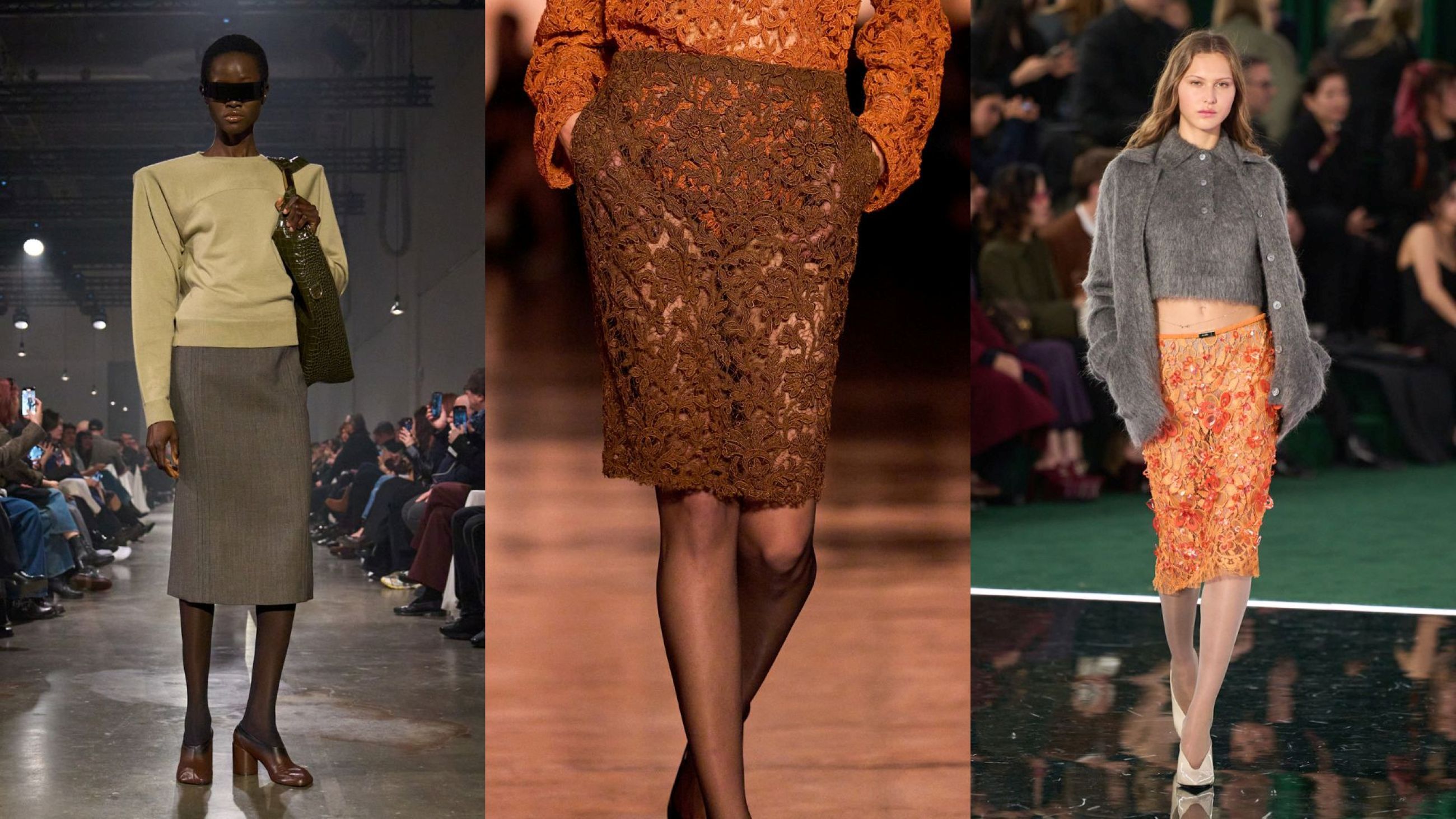 MM6 Maison Margiela FW25; Saint Laurent FW25; Gucci FW25 - Credits: Launchmetrics.com/Spotlight