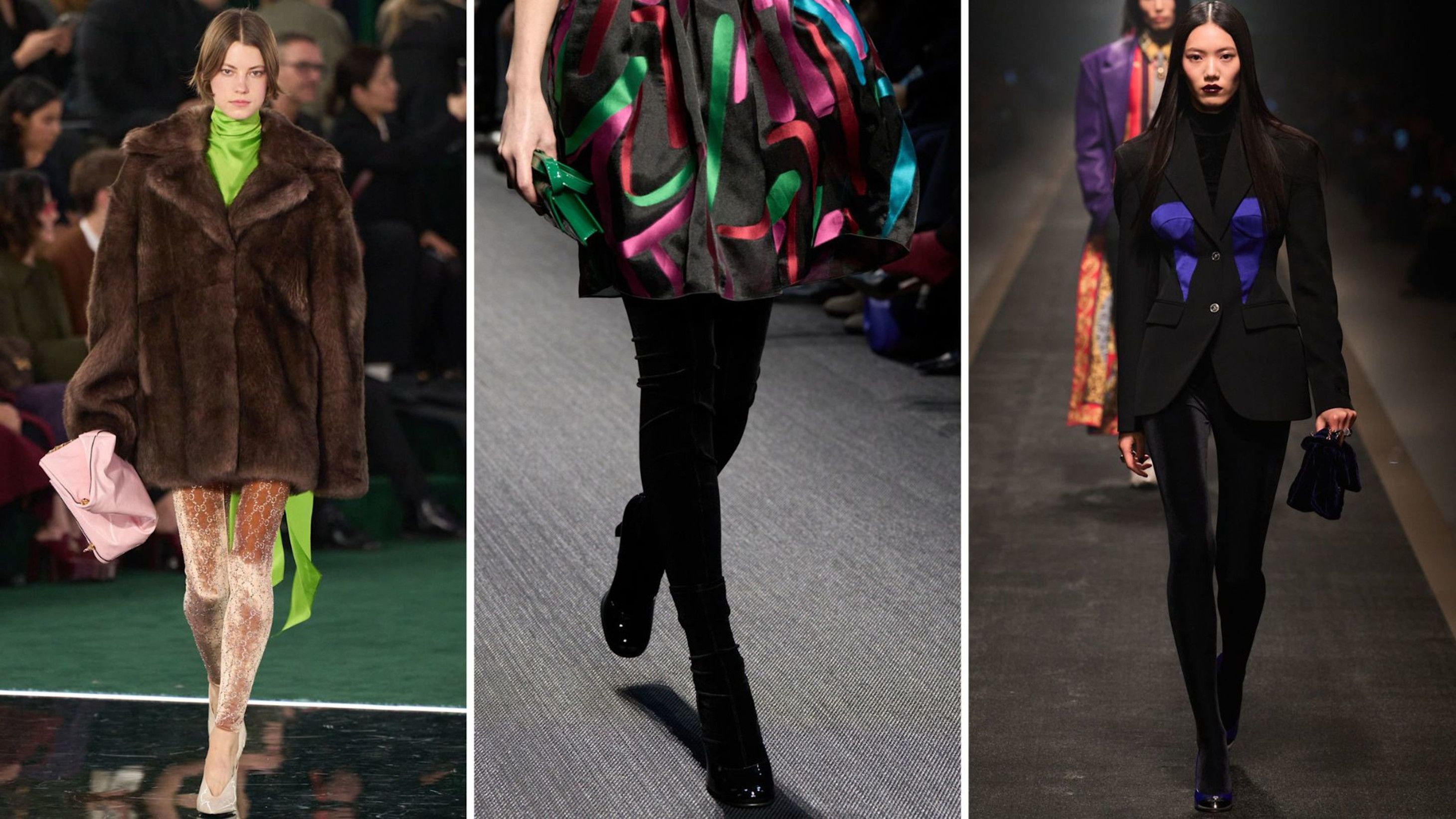 Gucci; Emporio Armani; Versace FW25 - Credits: Launchmetrics.com/Spotlight